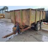 Twin Axle High Lift Tipping Trailer