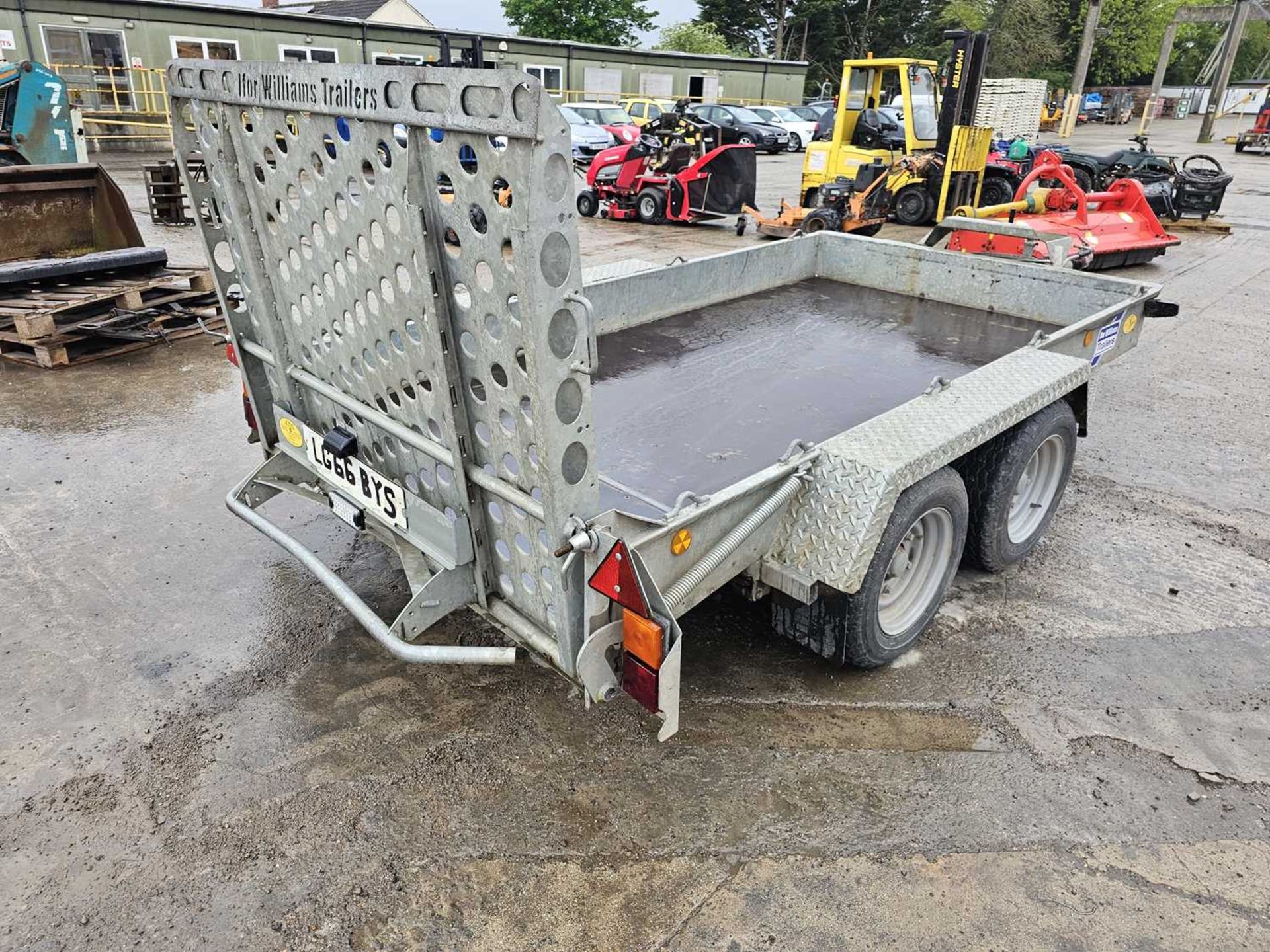 Ifor Williams GH1054BT 3.5 Ton Twin Axle Plant Trailer, Ramps - Image 4 of 14