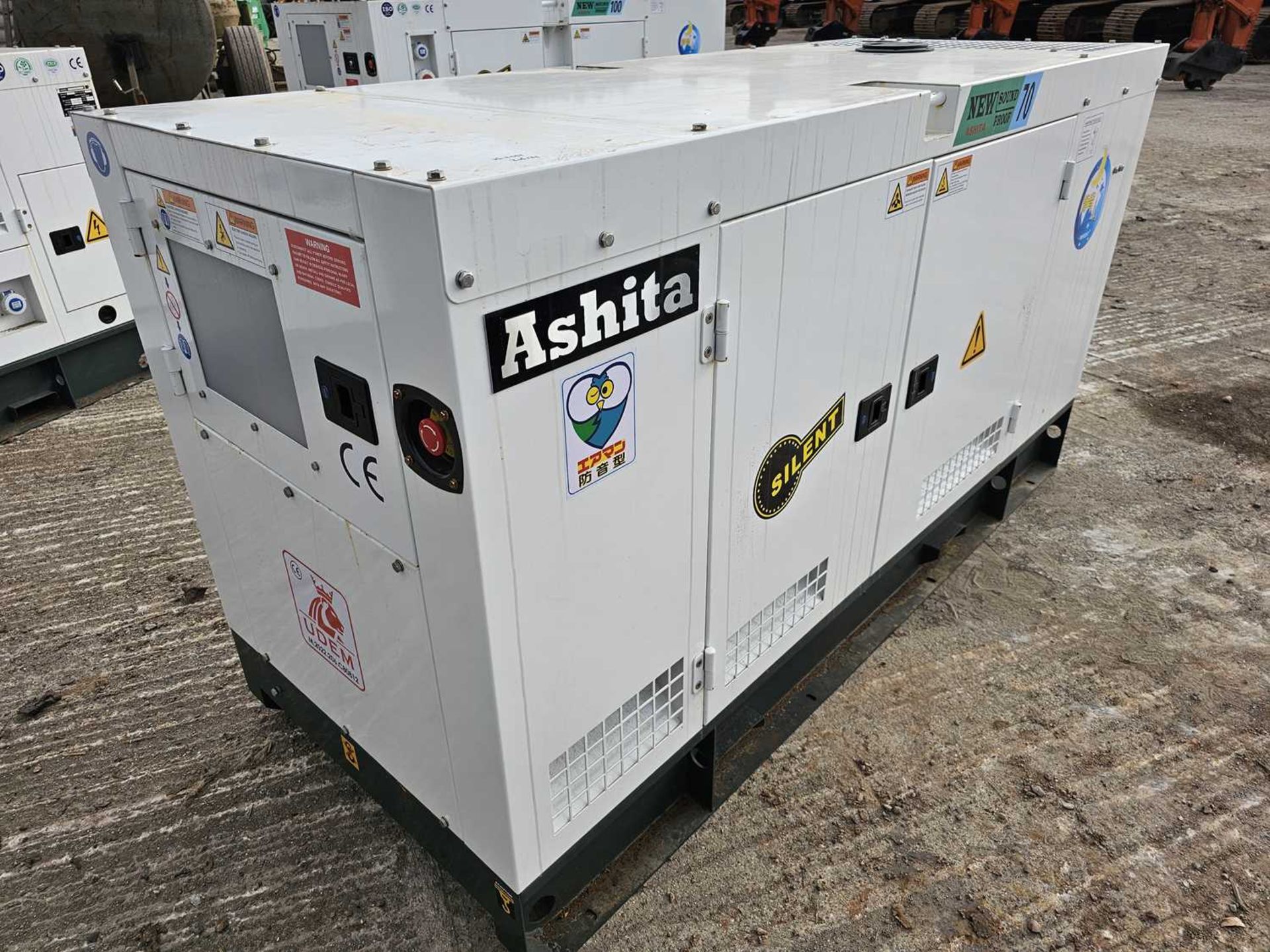 Unused 2023 Ashita Power AG3-70 70KvA Generator