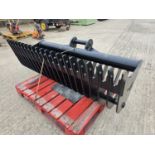 Unused 2023 Hardlife 100-RA-1800(NM400) 72" Landscape Rake 65mm Pin to suit 13 Ton Excavator