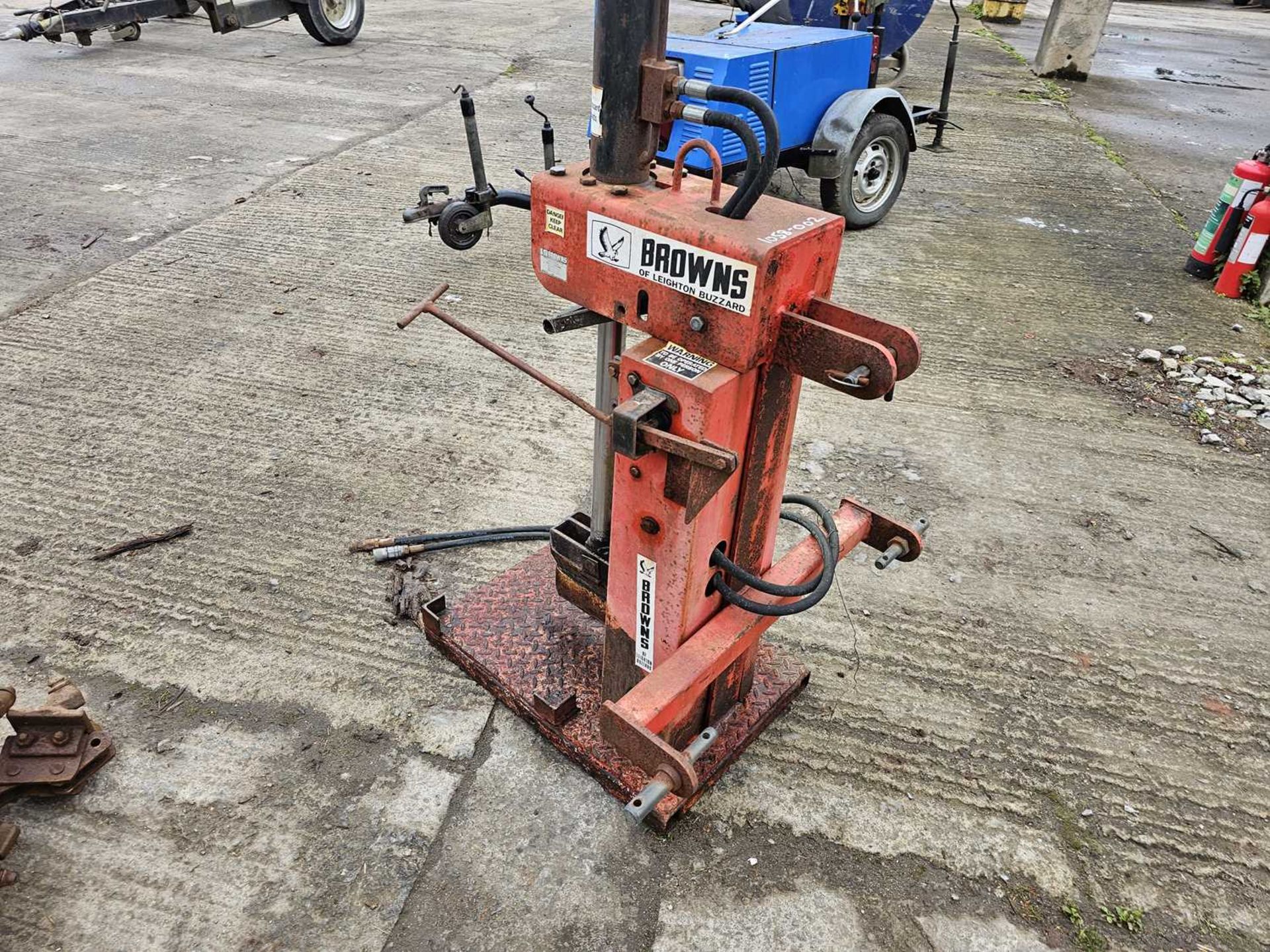 Browns Hydraulic Log Splitter to suit 3 Point Linkage - Image 2 of 8