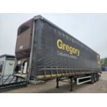2013 Cartwright CTA.39A Tri Axle Curtainsider Trailer (Includes Contents)