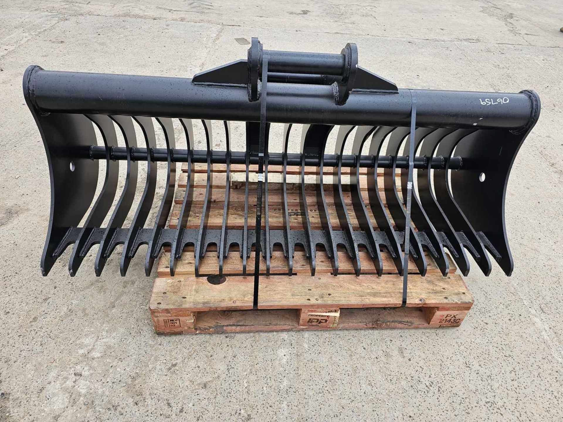 Unused 2024 Hardlife 100-RA-1800(NM400) 72" Lanscape Rake 65mm Pin to suit 13 Ton Excavator - Image 5 of 7