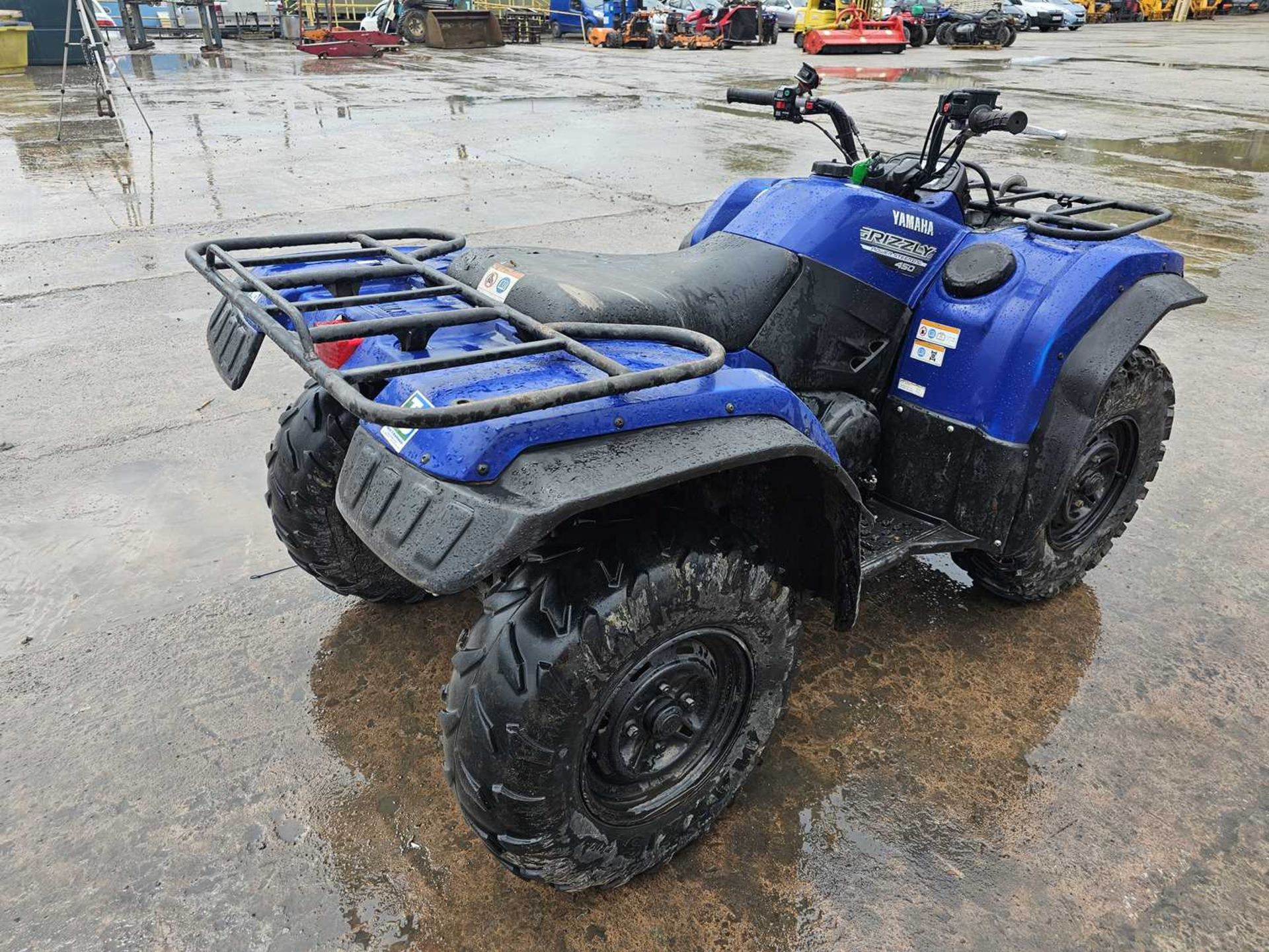 2016 Yamaha Grizzly 450cc 4WD Petrol Quad Bike, Winch, Power Steering - Image 5 of 19