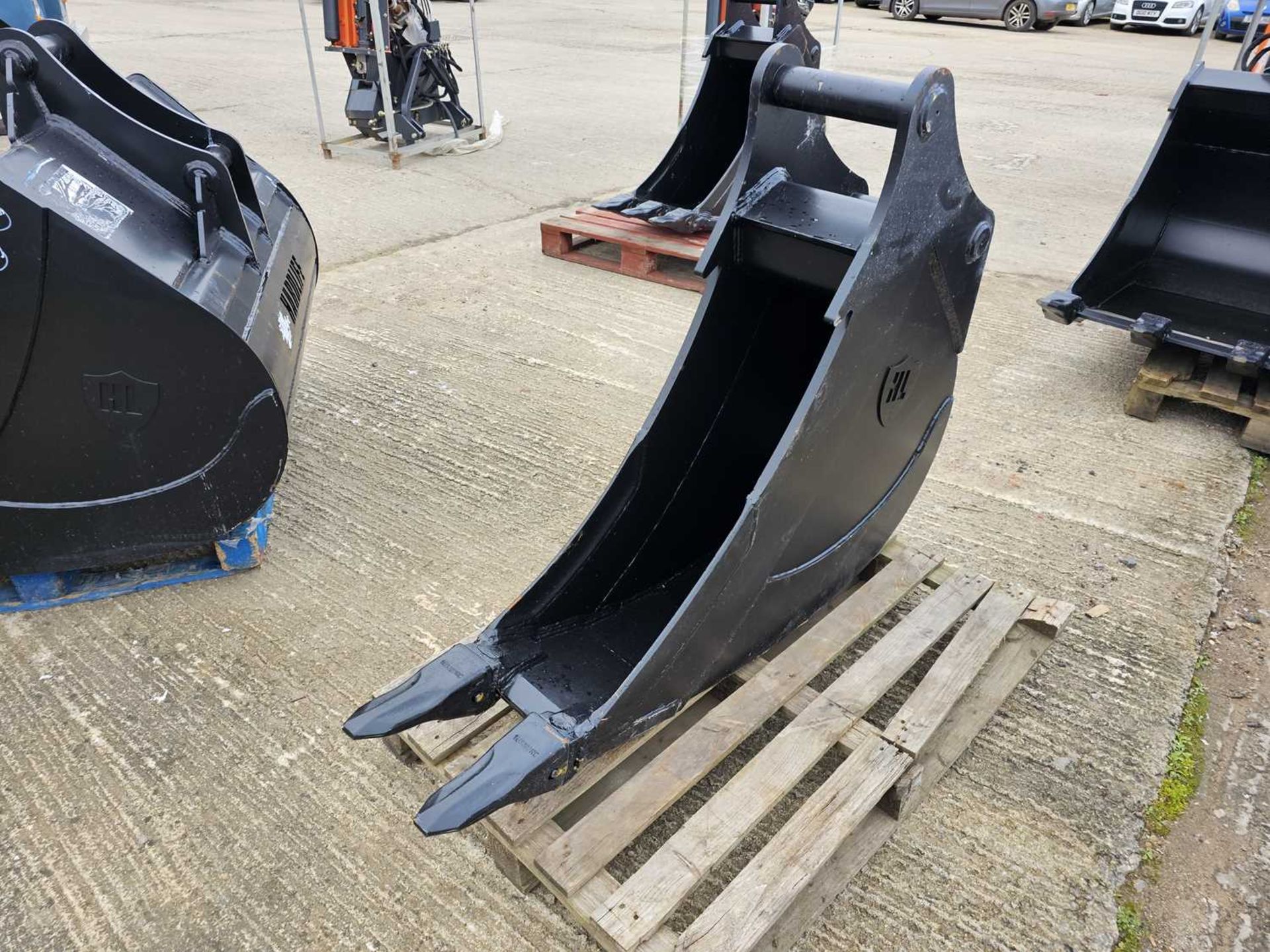 Unused 2023 Hardlife 100-UD-300 12" Digging Bucket 65mm Pin to suit 13 Ton Excavator