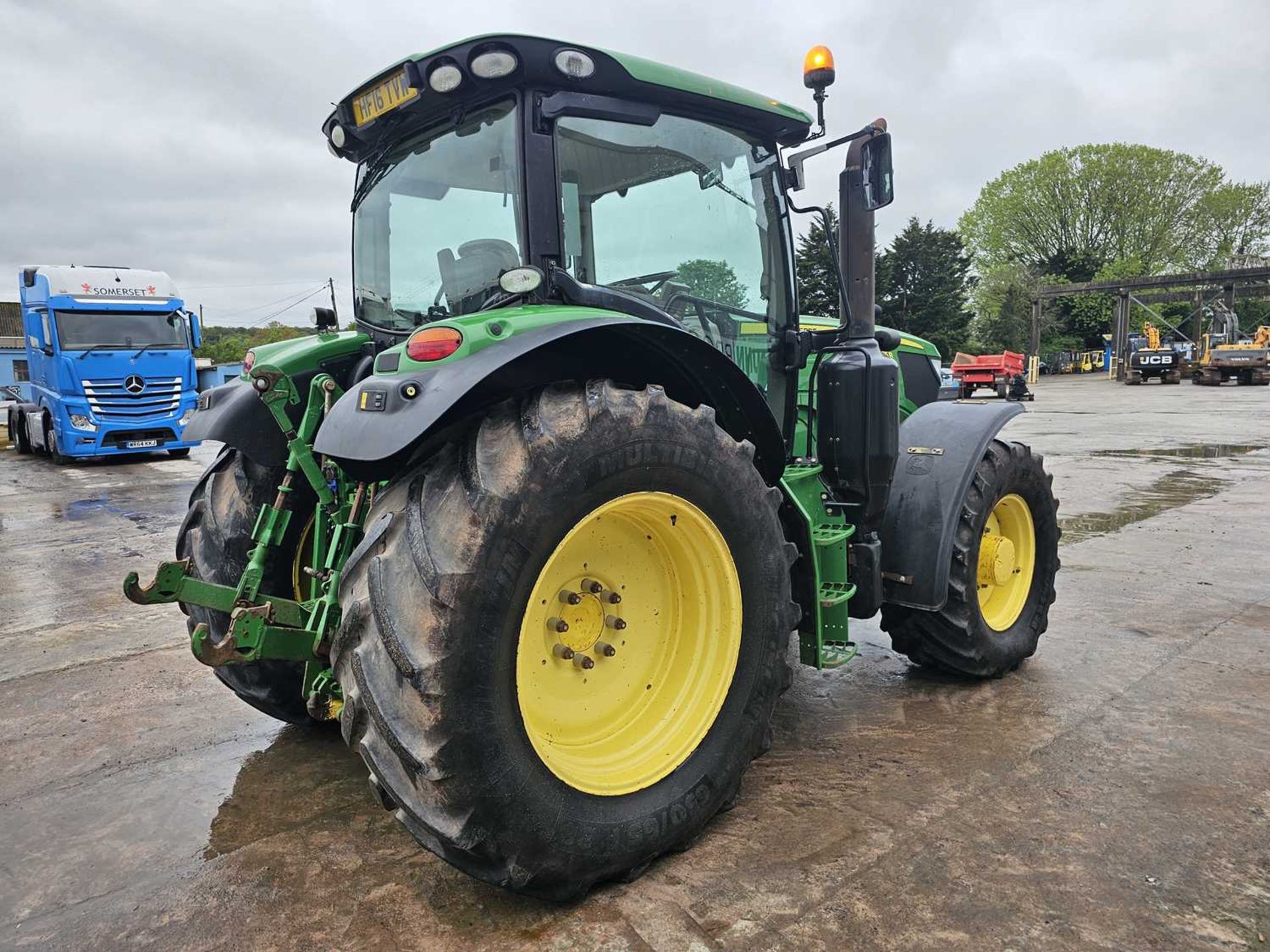 John Deere 6155R, 4WD Tractor, Front Linkage, TLS, Isobus, Air Brakes, 3 Electric Spools, Push Out H - Bild 5 aus 27