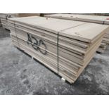 Selection of Chip Board Sheets (245cm x 104cm x 20mm - 48 of)