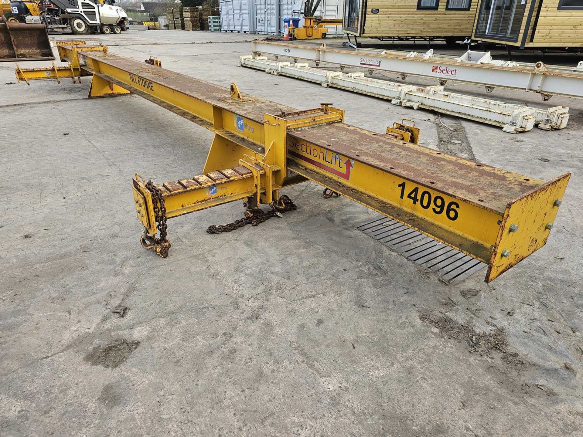 2018 Section Lift 9.7m x 2.5m Adjustable 6 Ton Spreader Beam - Image 3 of 7