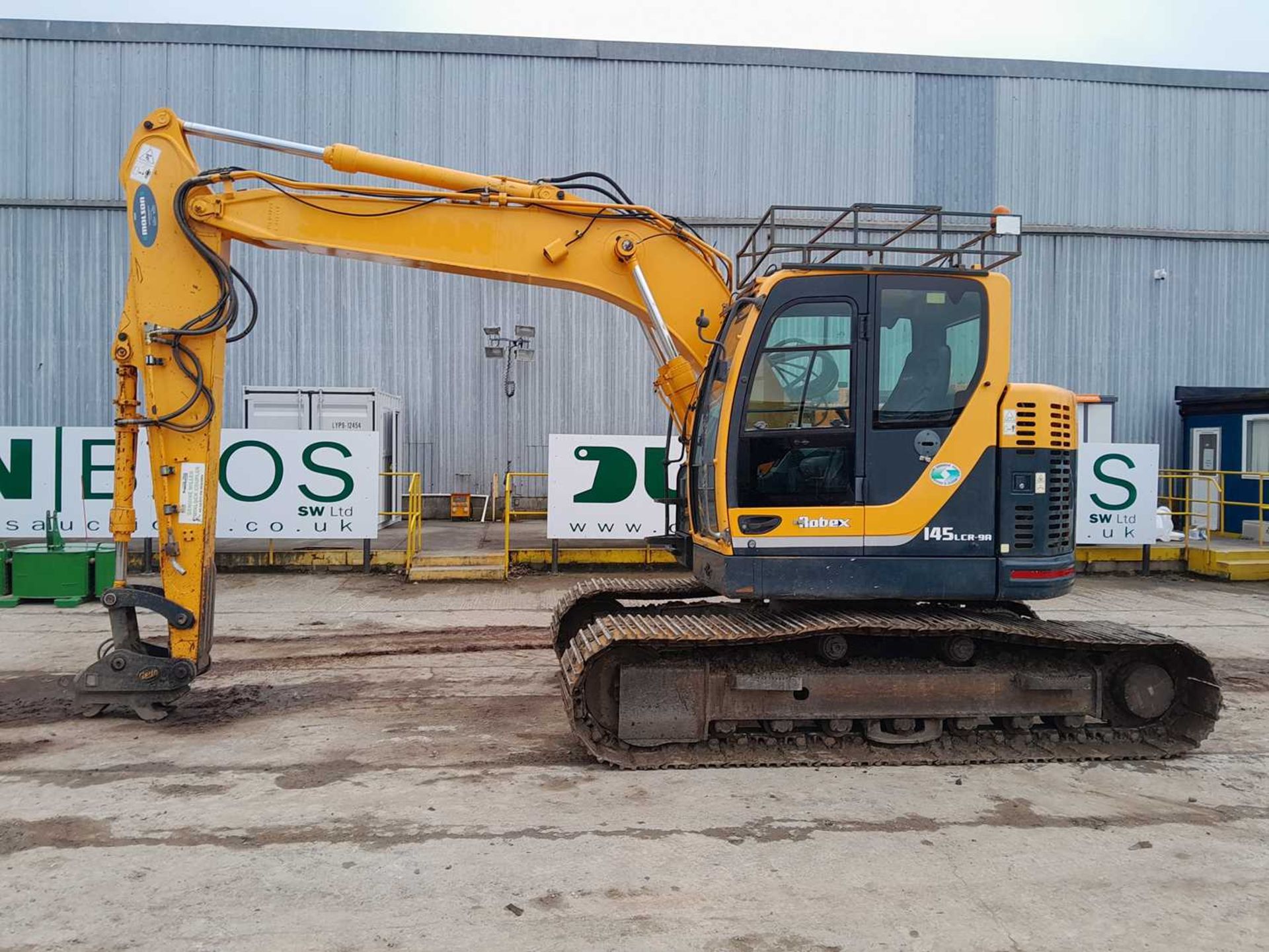2014 Hyundai R145LCR-9A, 700mm Steel Tracks, CV, Geith Hydraulic QH, Piped, Aux. Piping, Reverse Cam - Image 2 of 33