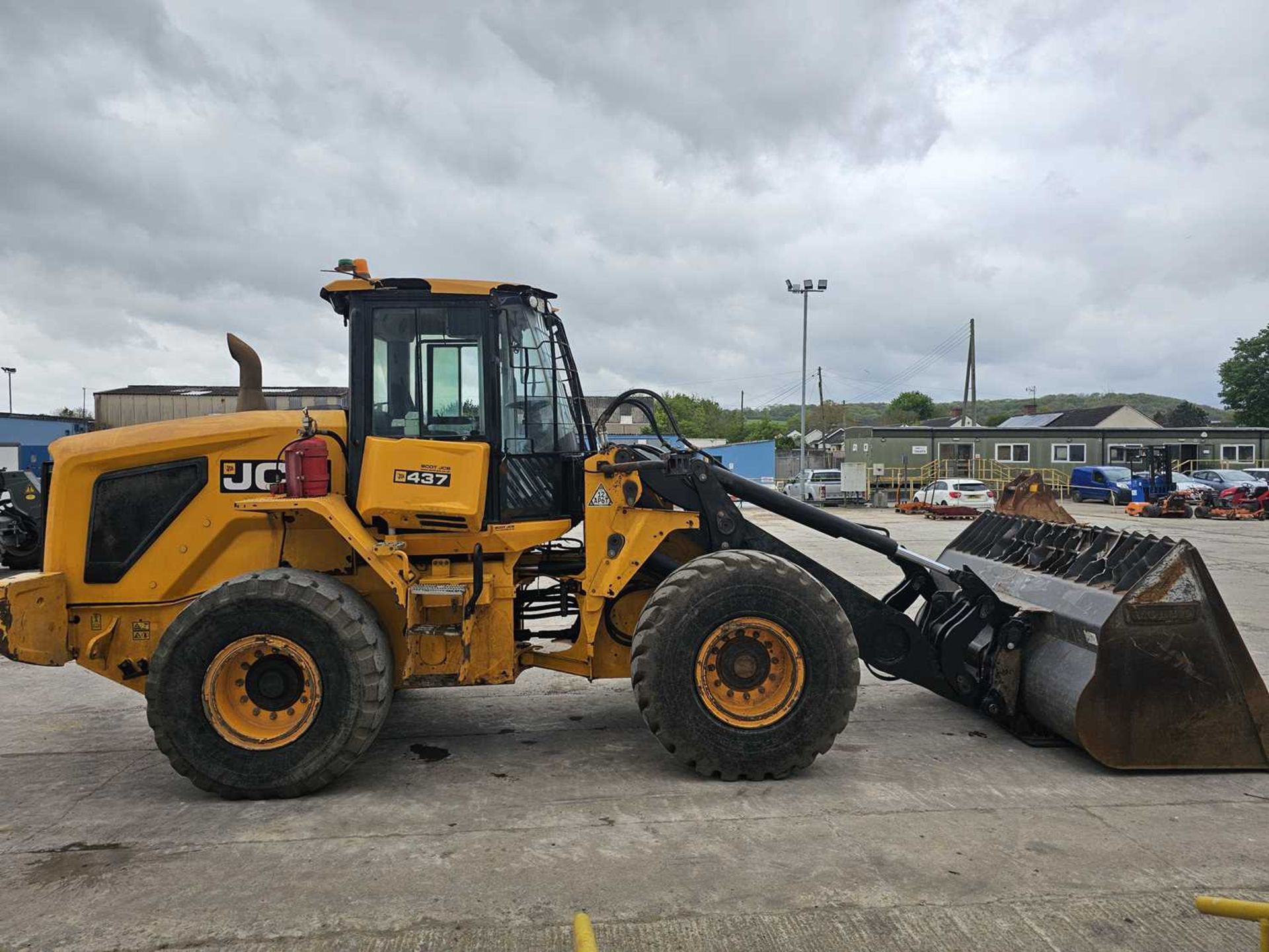 2016 JCB 437HT Wheeled Loader, High Lift Boom, Reverse Camera, A/C - Image 6 of 26