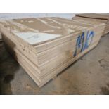 Selection of Chip Board Sheets (225cm x 183cm x 20mm)(38 of)