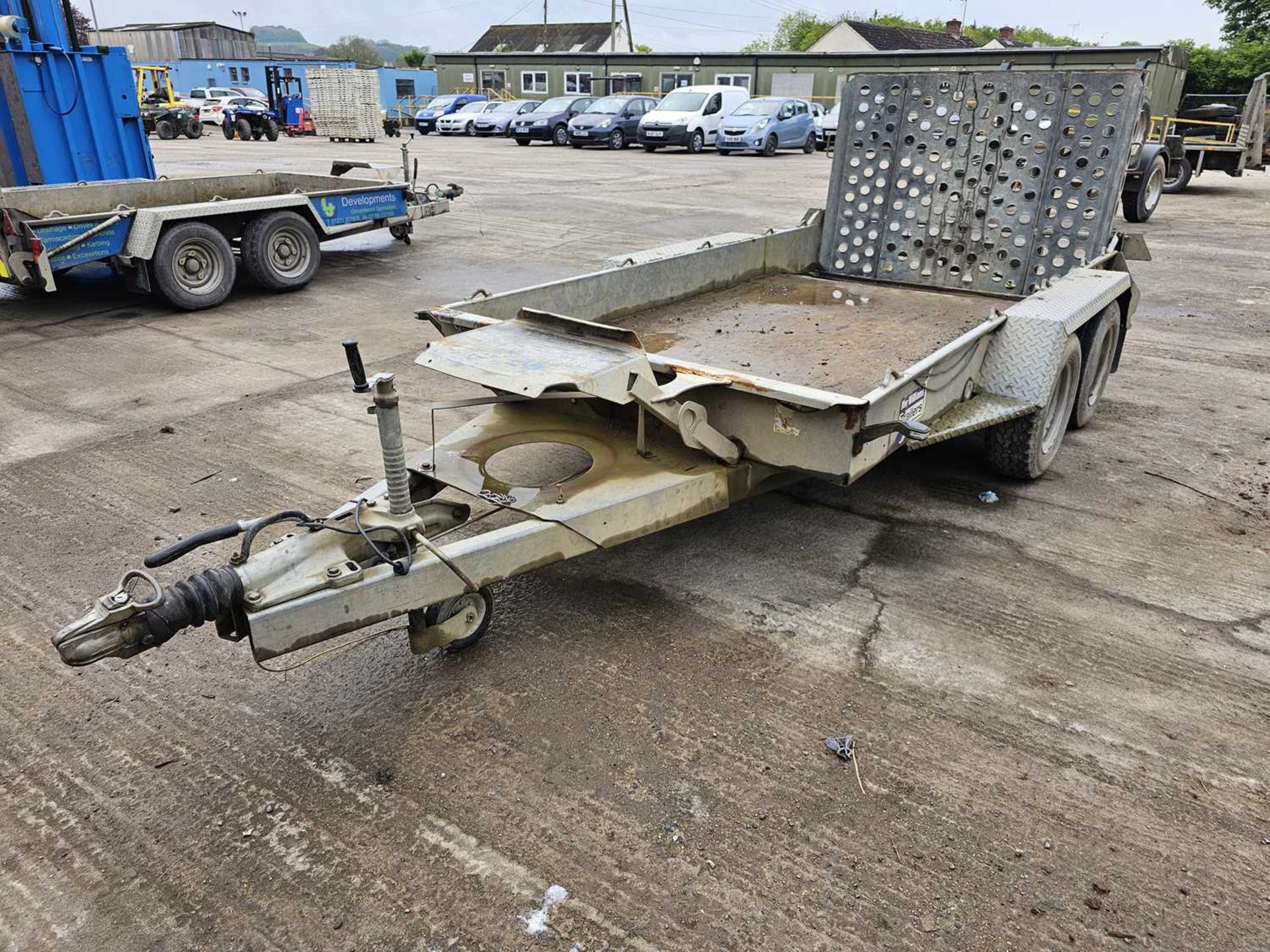 Ifor Williams GH1954BT 3.5 Ton Twin Axle Plant Trailer, Ramp