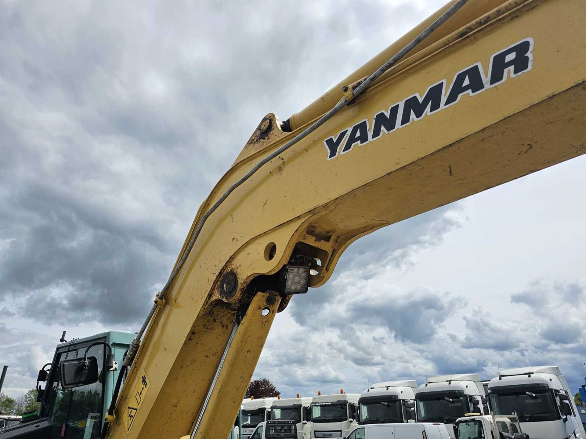 2014 Yanmar VIO80-1A 450mm Steel Tracks, Blade, Offset, CV, Manual QH, Piped, Aux. Piping, A/C - Image 13 of 32