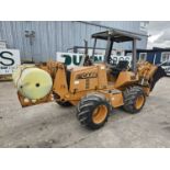 Case 660 4WD 4WS Trencher with TC450 Top Cutter, Chain Trencher, Mole Plough