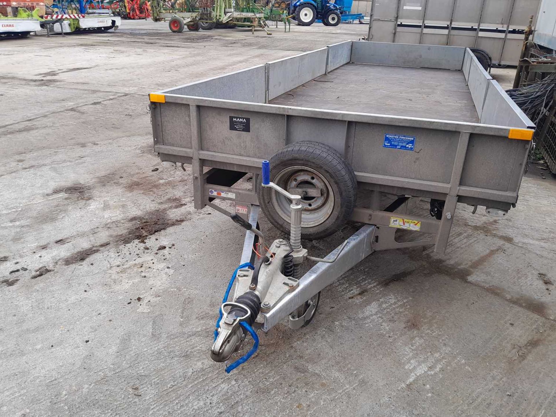 Ifor Williams LM20CG3 Tri Axle Flat Bed Drop Side Trailer