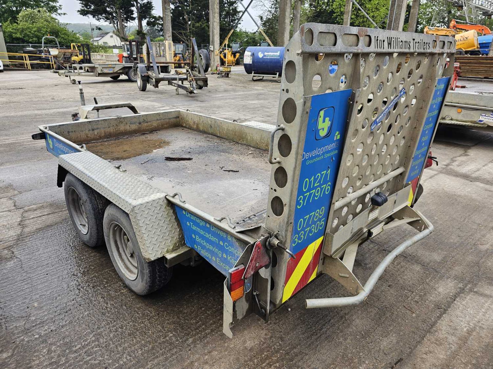 Ifor Williams GH1054BT 3.5 Ton Twin Axle Plant Trailer, Ramp - Image 2 of 12