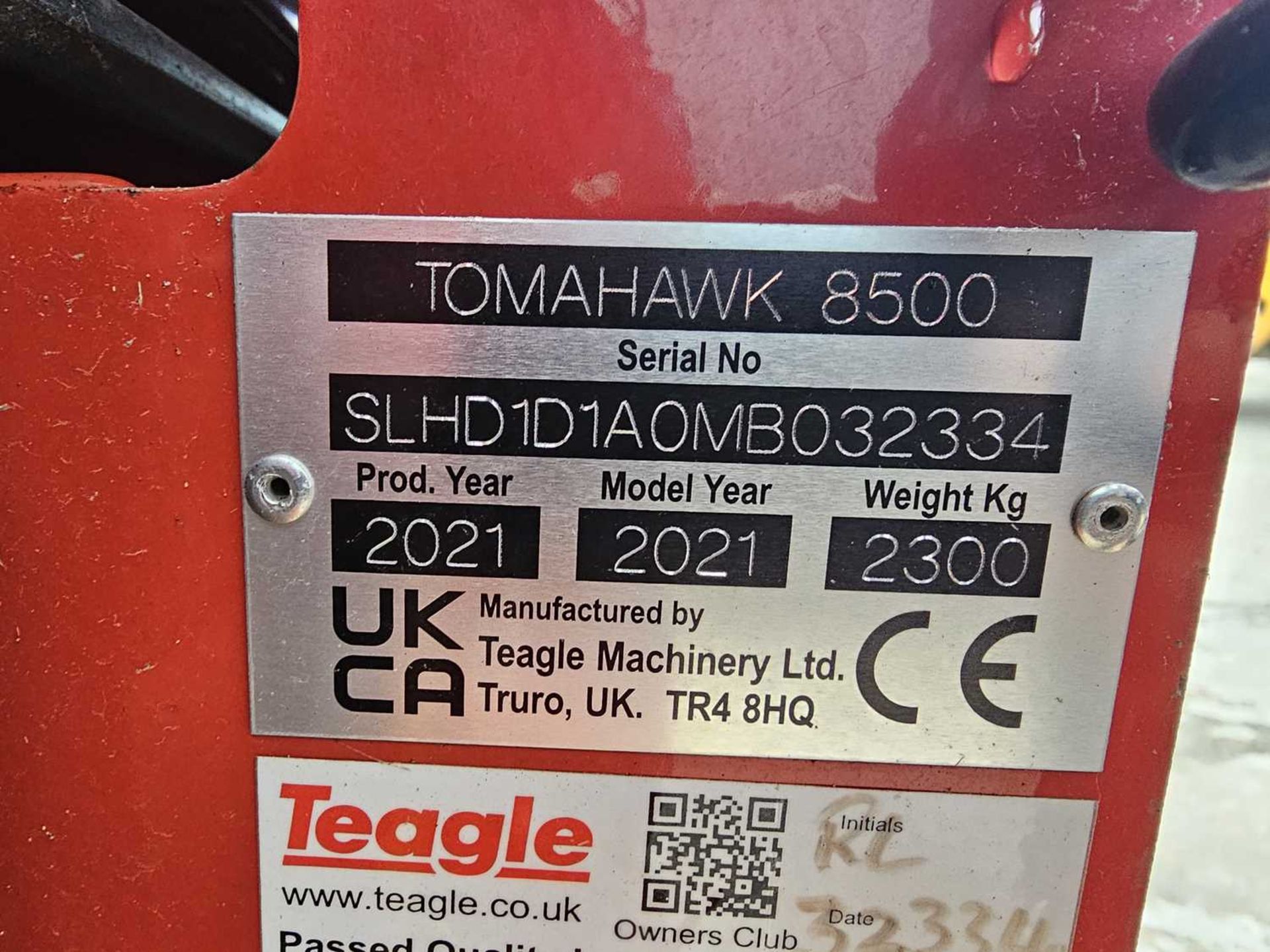 2021 Teagle Tomahawk 8500 Straw Chopper - Image 16 of 16