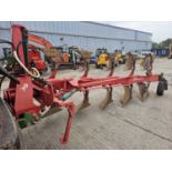 Kverneland KV85-240-8 5 Furrow Plough, Rear Disc, Rear Depth Wheel