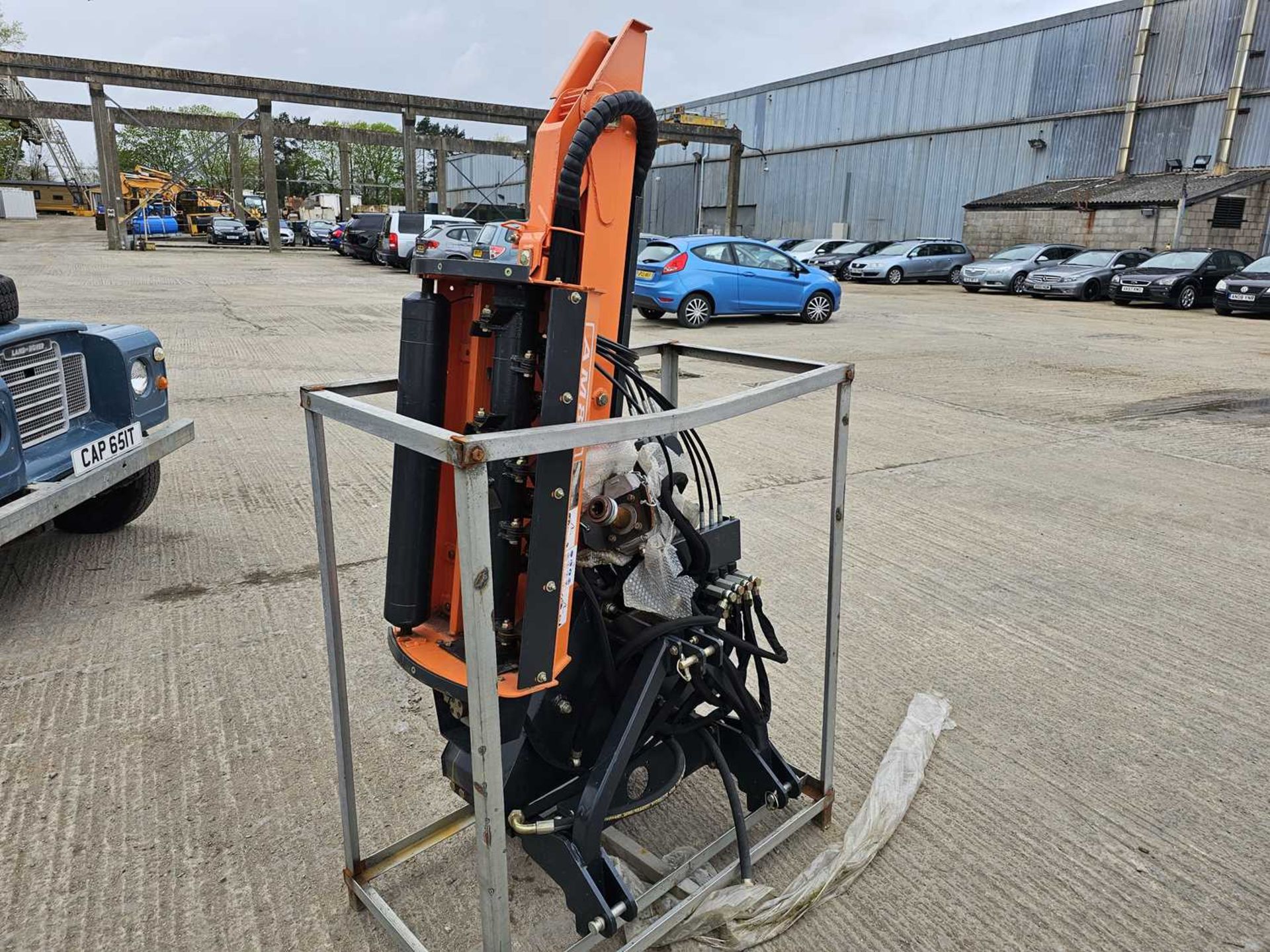Unused 2022 AM80 Hydraulic Flail Arm to suit 3 Point Linkage