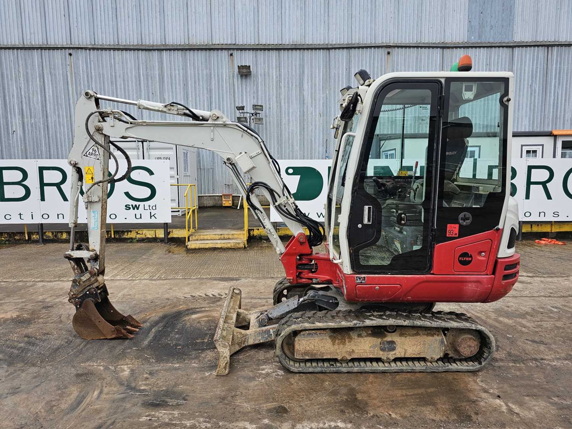 2018 Takeuchi TB230 Rubber Tracks, Blade, Offset, CV, Hill Hydraulic QH, Piped - Image 2 of 32