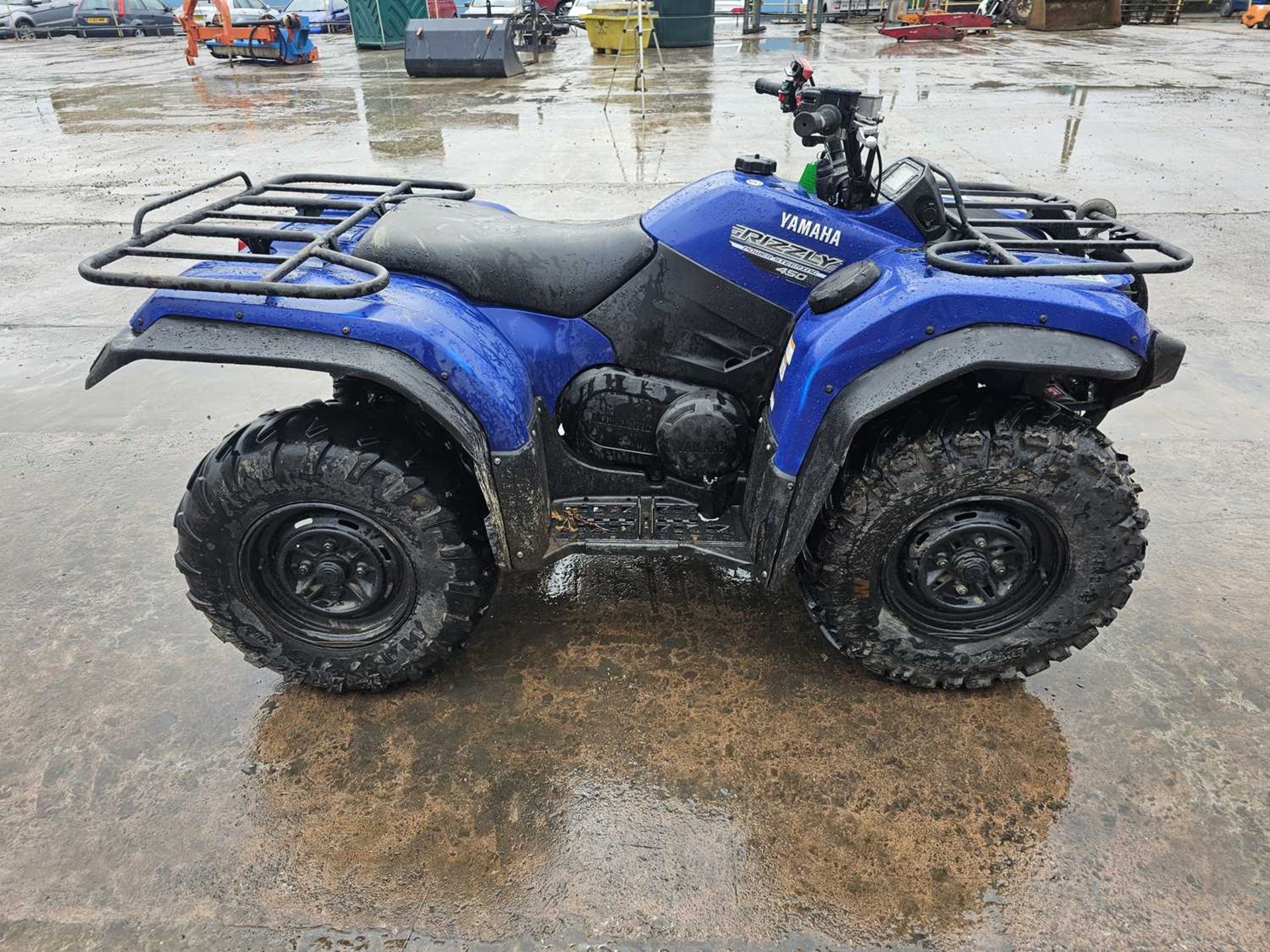 2016 Yamaha Grizzly 450cc 4WD Petrol Quad Bike, Winch, Power Steering - Image 6 of 19