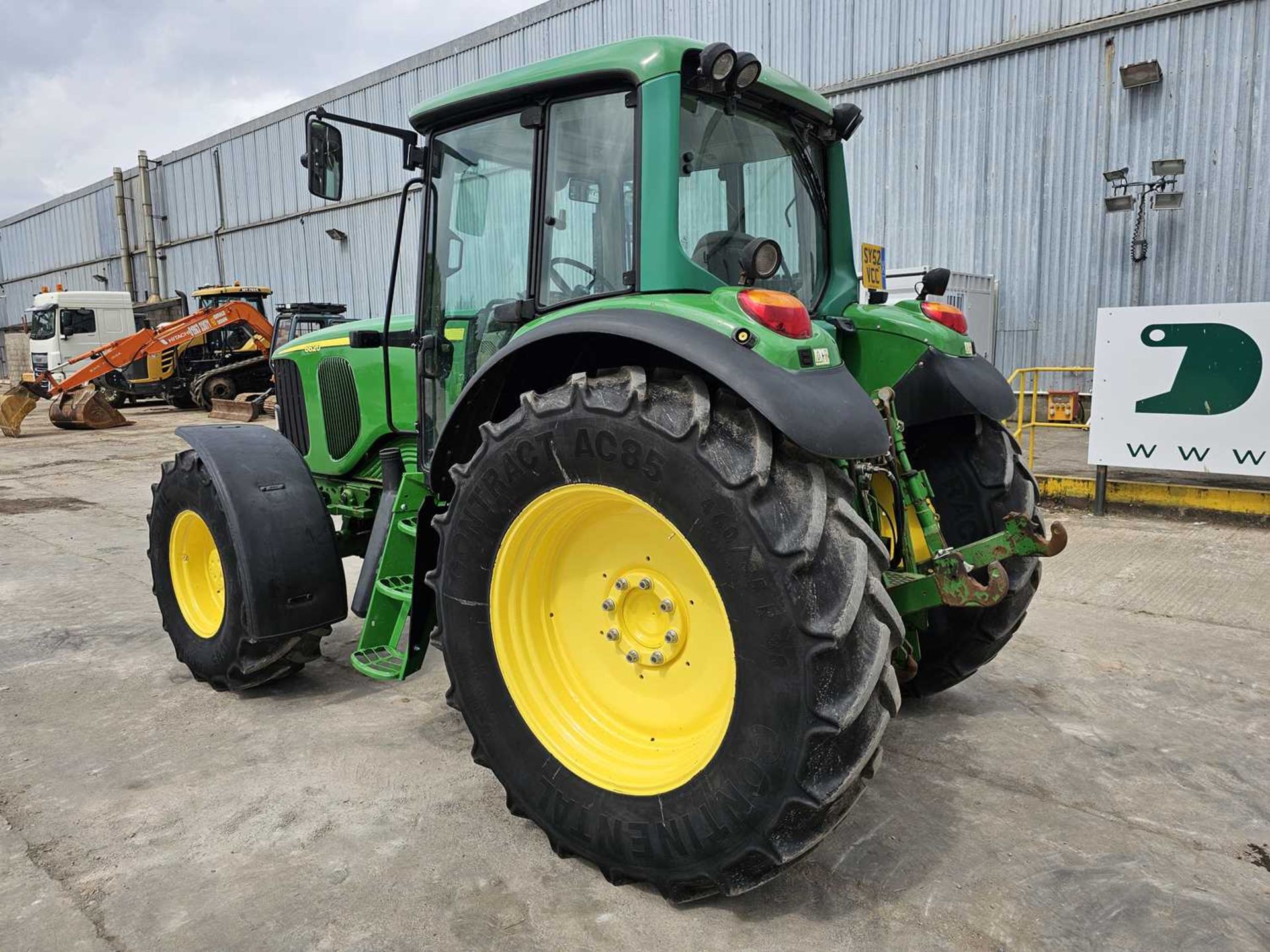 2003 John Deere 6620 4WD Tractor, 3 Spool Valves, Push Out Hitch, A/C - Image 3 of 25