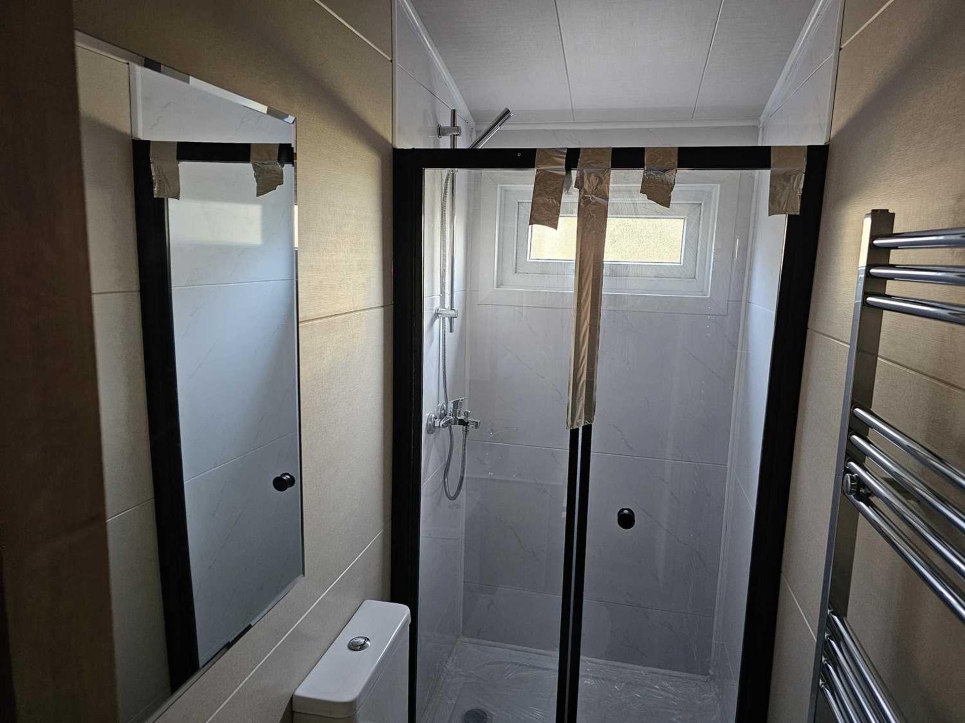 Unused The Steel Holiday Homes Ltd 36' x 12' (Steel Structure) 2 Bedroom Timber Clad Lodge, Shower R - Image 17 of 23