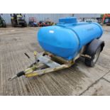 Trailer Engineering Single Axle Plastic Water/Dust Supression Bowser