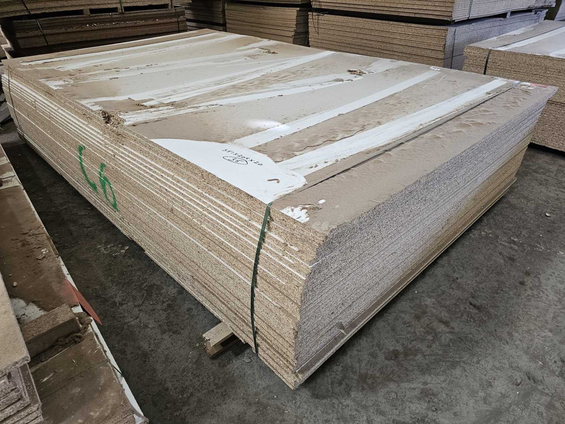 Selection of Chipboard Sheets (351cm x 205cm x 20mm - 35 of)