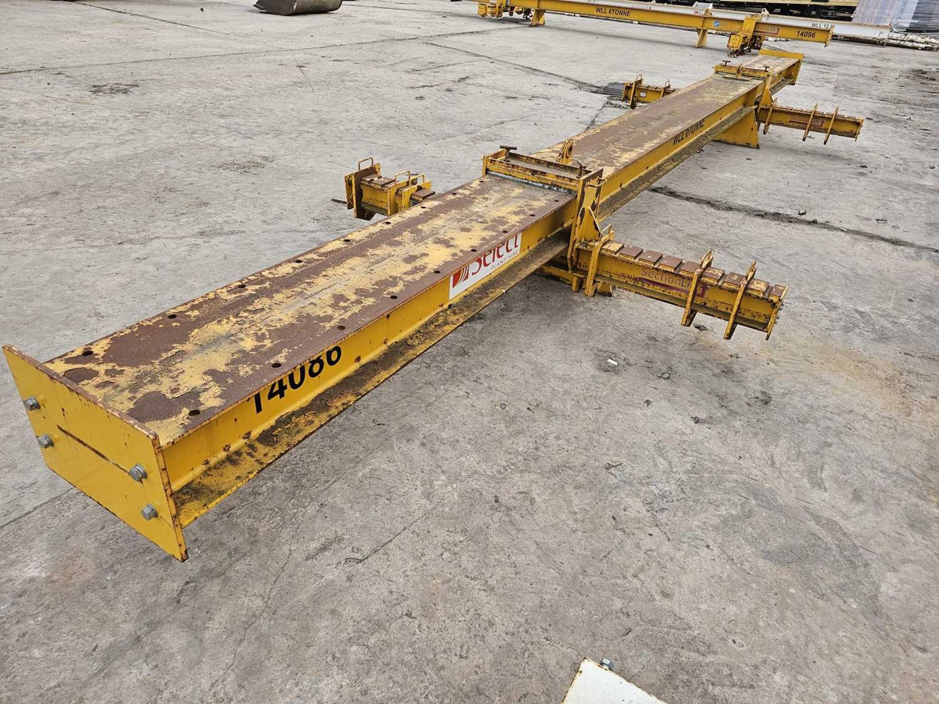 2018 Section Lift 9.7m x 2.5m Adjustable 6 Ton Spreader Beam - Image 4 of 7