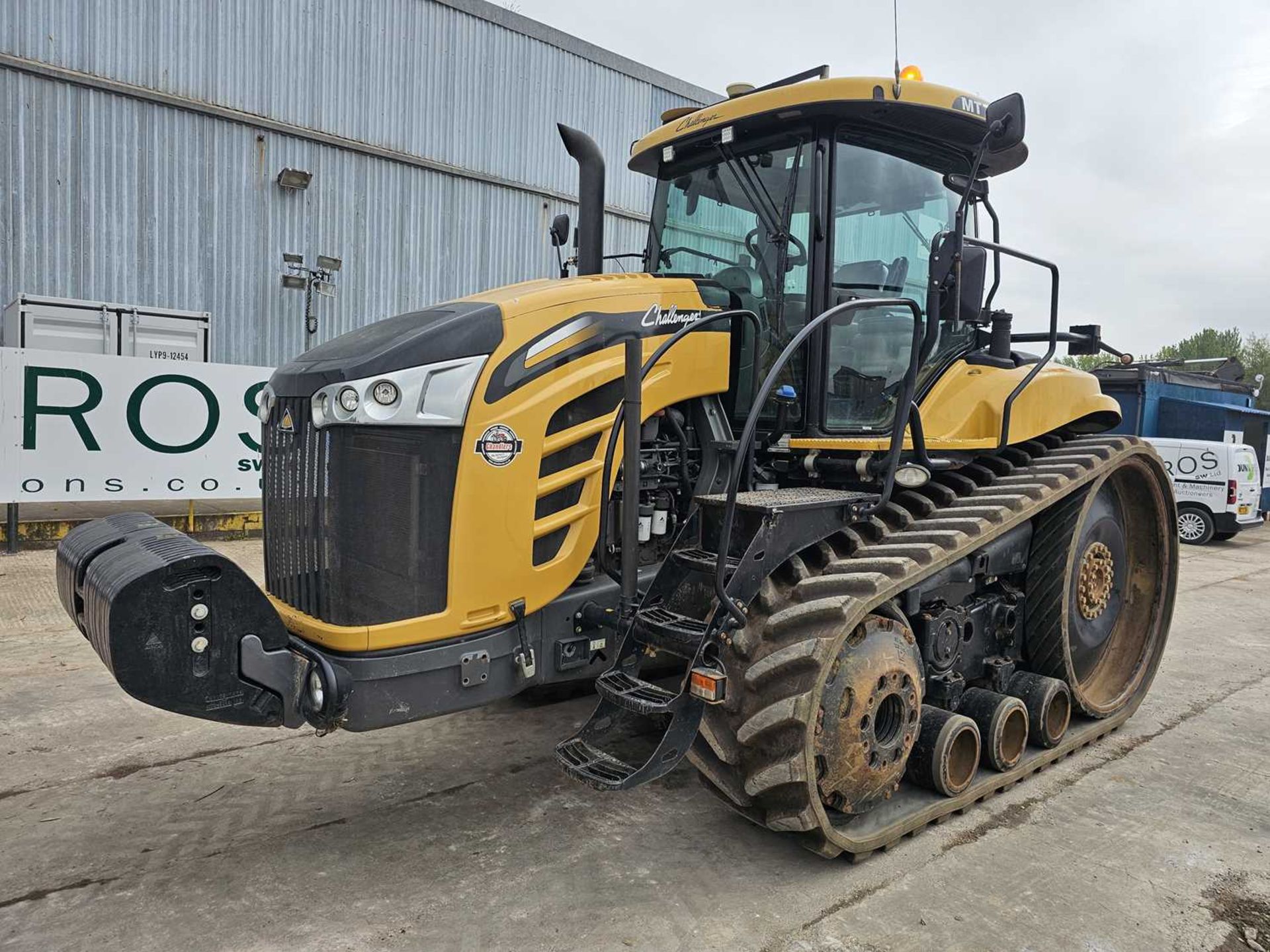 2014 AGCO Challenger MTC755E Crawler Tractor, Front Weights, Isobus Ready, 4 Spools, A/C