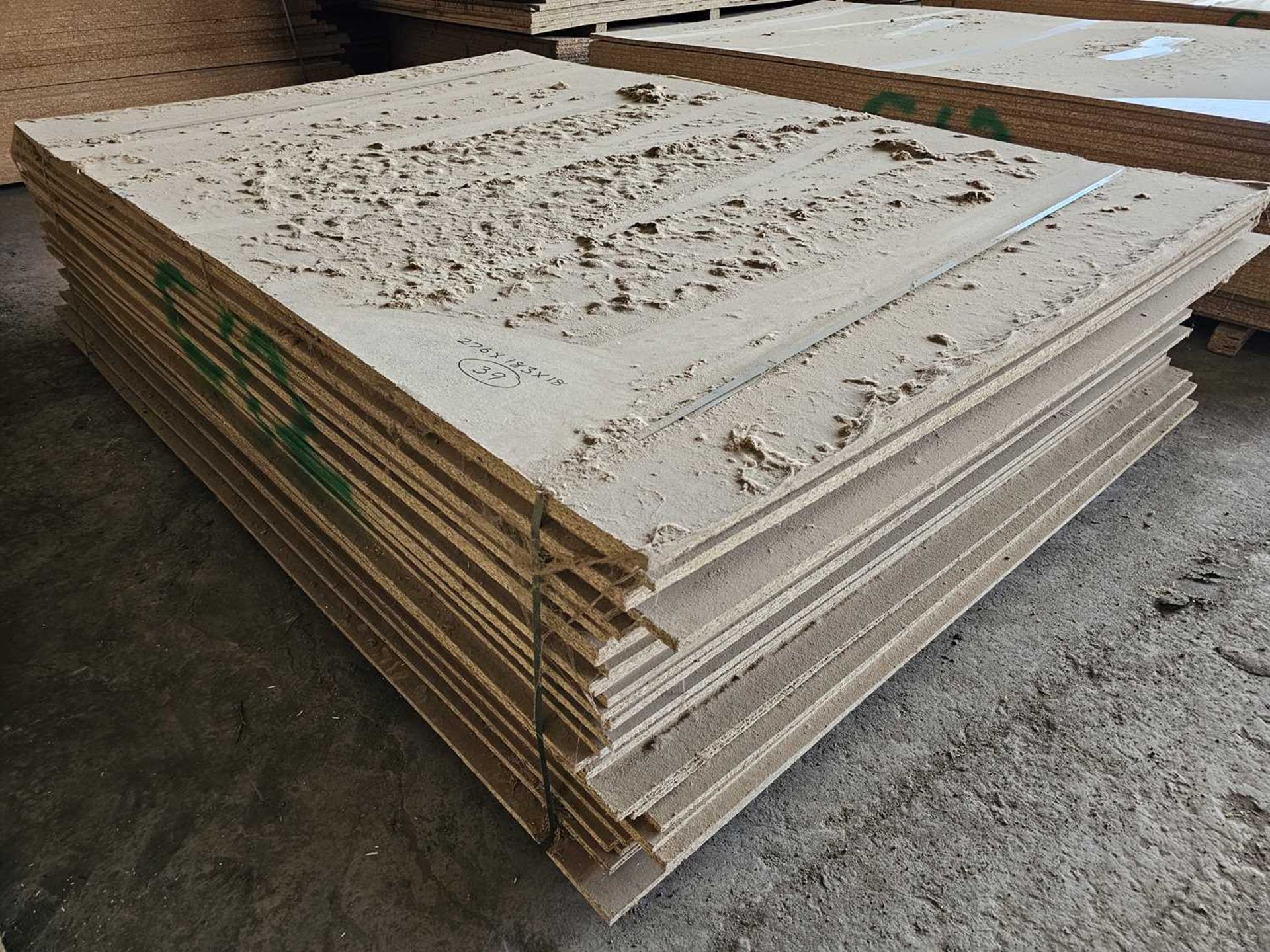 Selection of Chipboard Sheets (276cm x 183cm x 18mm - 39 of)