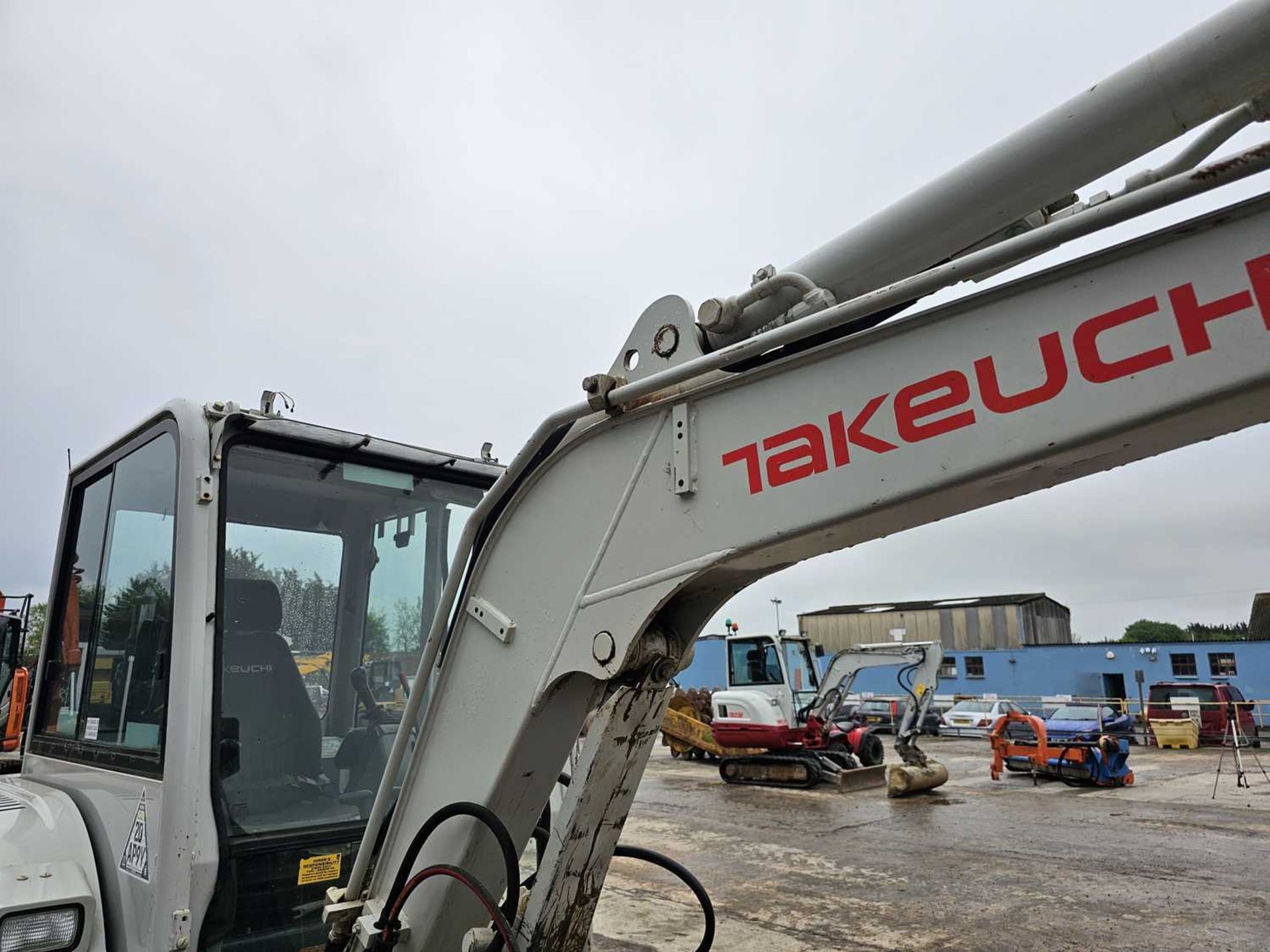 2017 Takeuchi TB230 Rubber Tracks, Blade, Offset, CV, QH, Piped - Image 13 of 33
