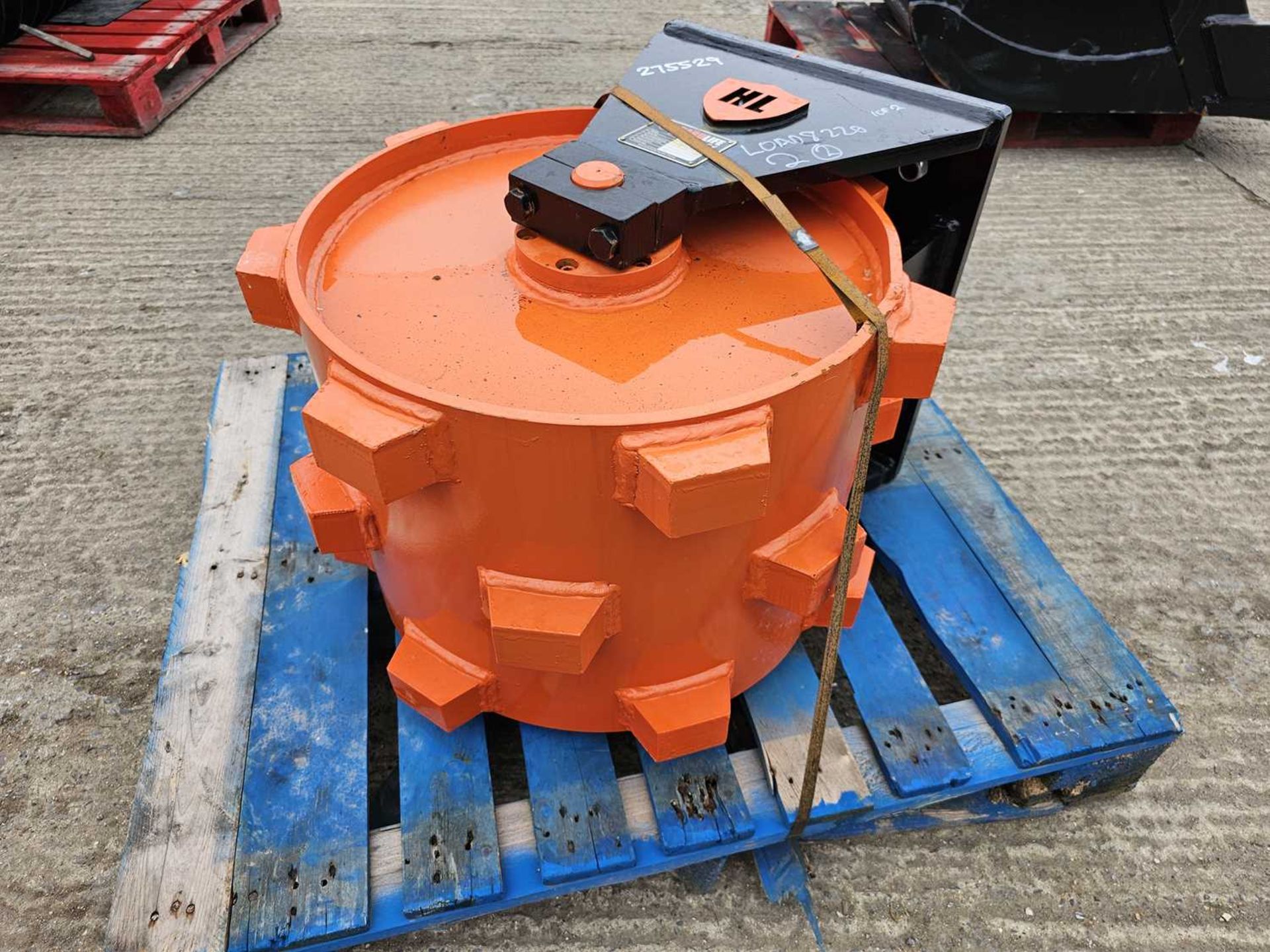 Unused 2023 Hardlife 100-CW-NL Compaction Wheel to suit 8-13 Ton Excavator - Image 2 of 7