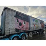 2013 SDC Tri Axle Curtainsider Trailer (Tested 12/24)