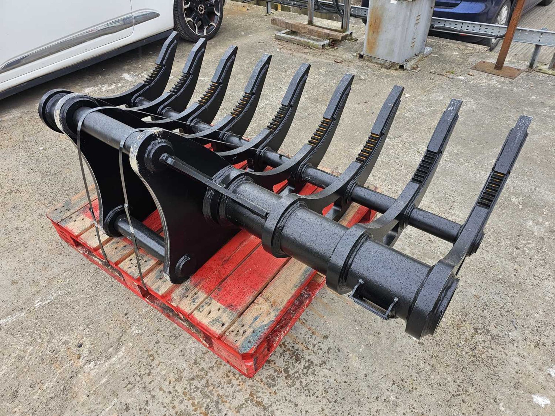 Unused 2024 Hardlife 200-RRA-2000-185 80" Root Rake 80mm Pin to suit 20 Ton Excavator - Bild 3 aus 7