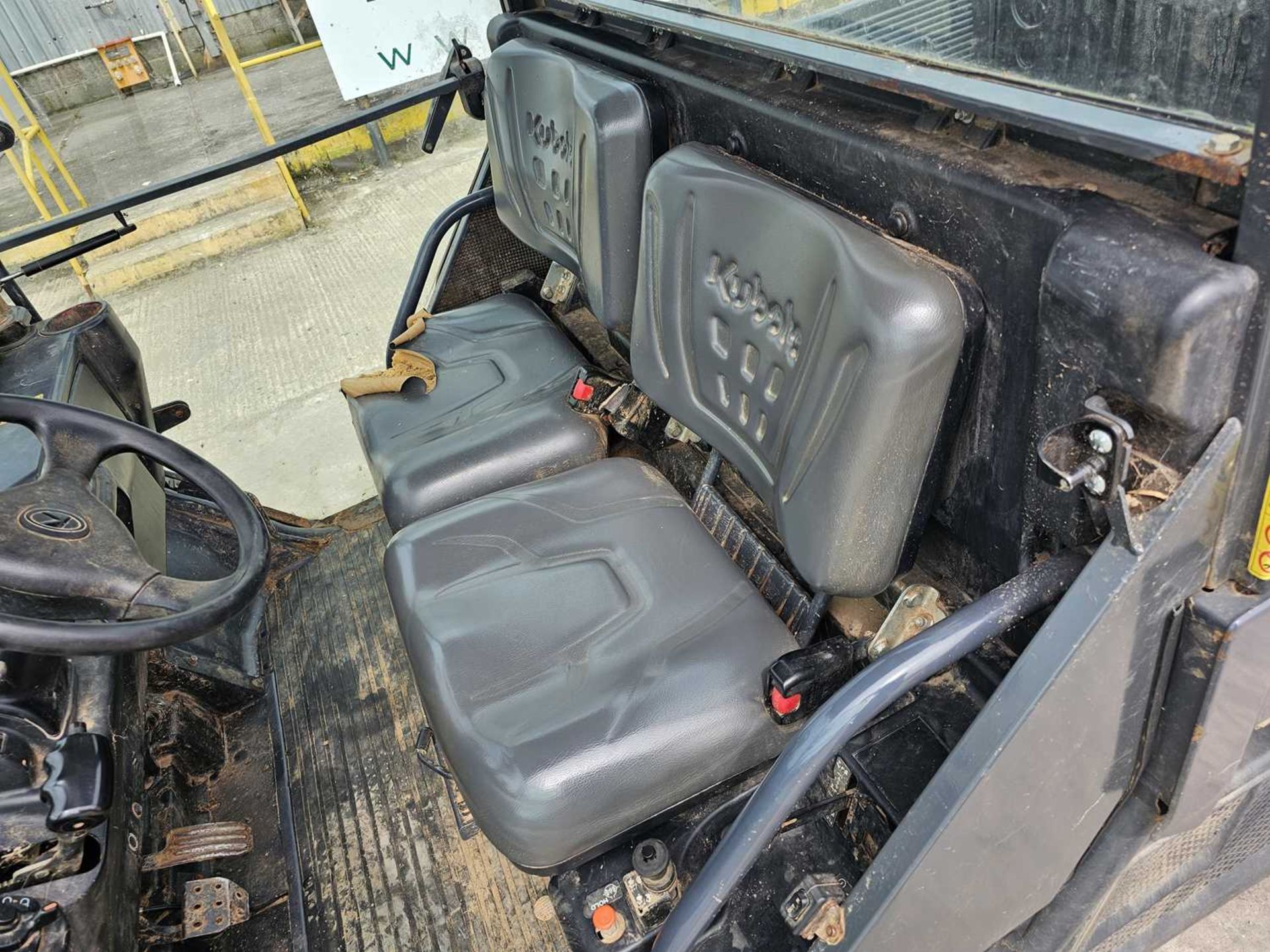 Kubota RTV900 4WD Diesel Utility Vehicle, Hydraulic Tipping Body, Full Cab, Power Steering, Winch (N - Image 17 of 22