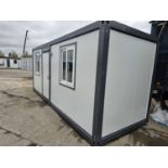 Unused Baston 7' x 20' Portable Office/Accommodation Unit, W/C, Shower, Office, Kitchen, Bedroom