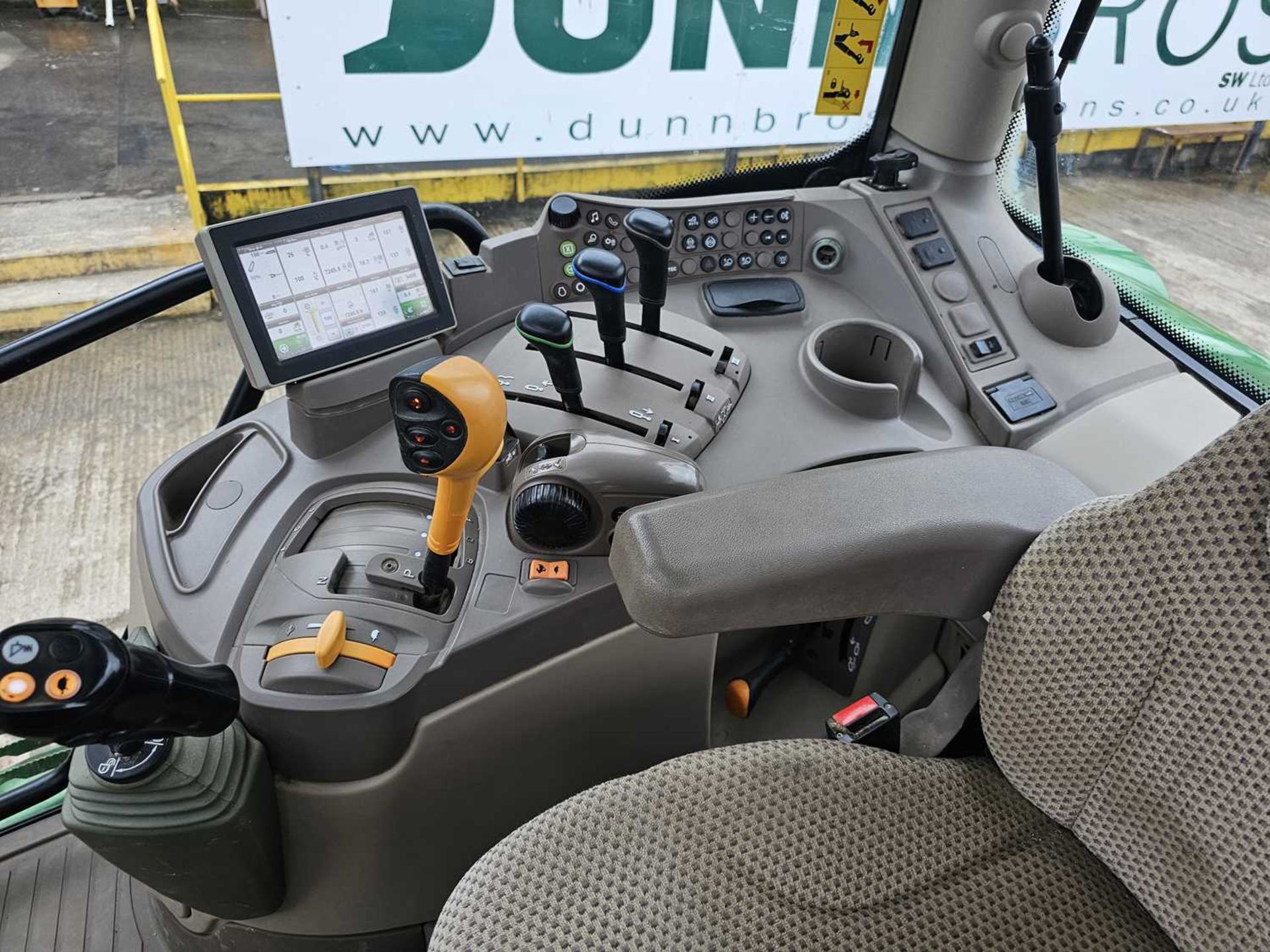 2018 John Deere 6120R 4WD Tractor, 623R Loader, TLS, Air Suspension, Air Brakes, 3 Manual Spools, Pu - Image 26 of 29