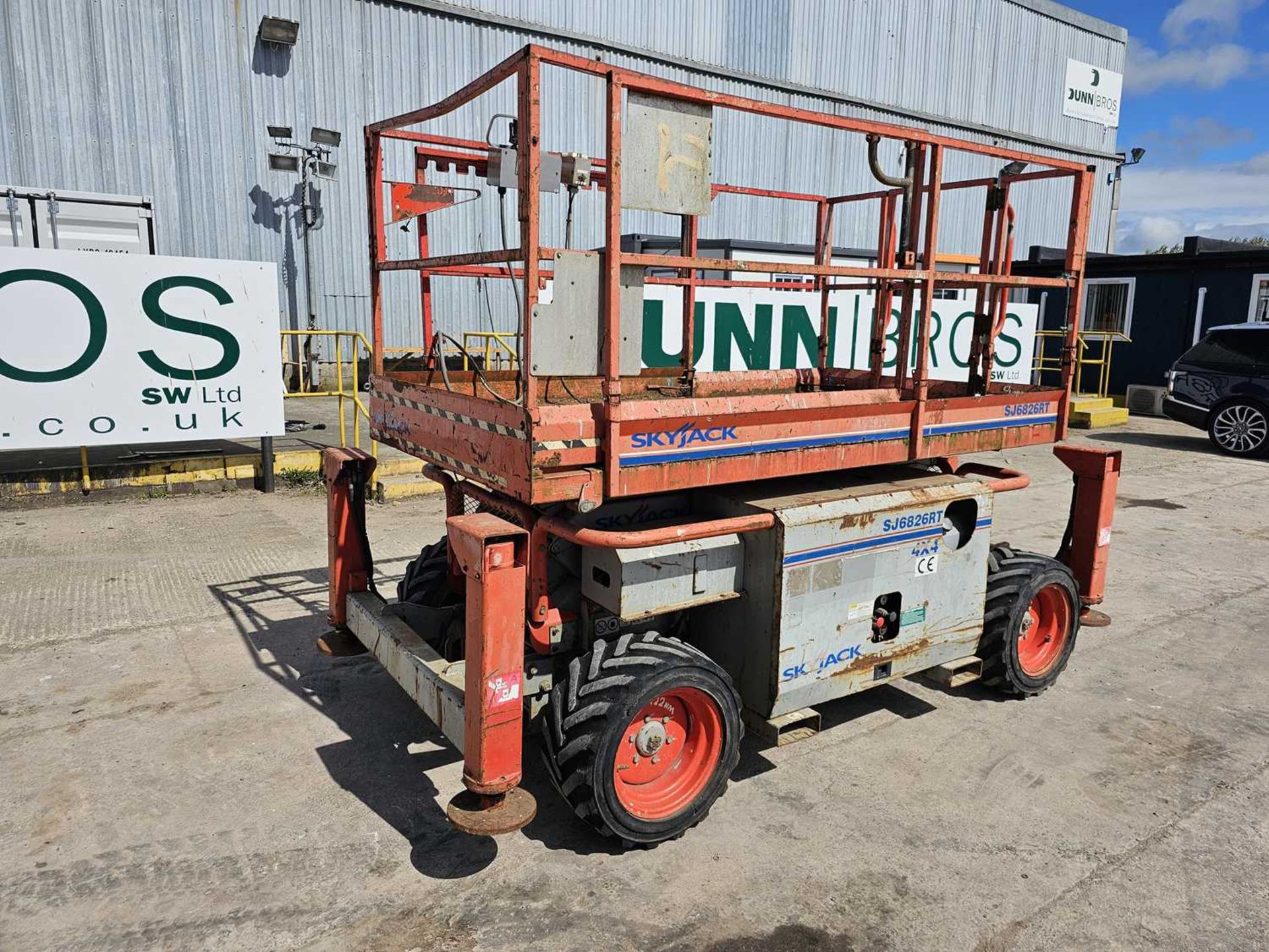 2007 Skyjack SJ6826RT Wheeled Scissor Lift Access Platform