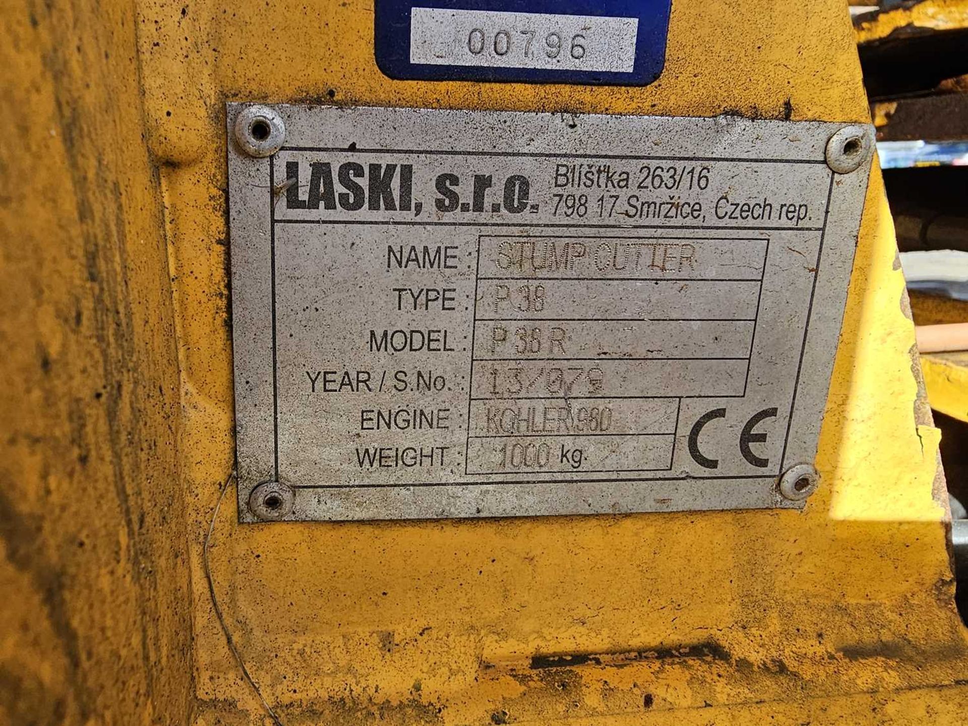 2013 Laski Predator RX38 Tracked Stump Grinder, Expanding Undercarriage, Vanguard Engine comes with  - Image 11 of 22