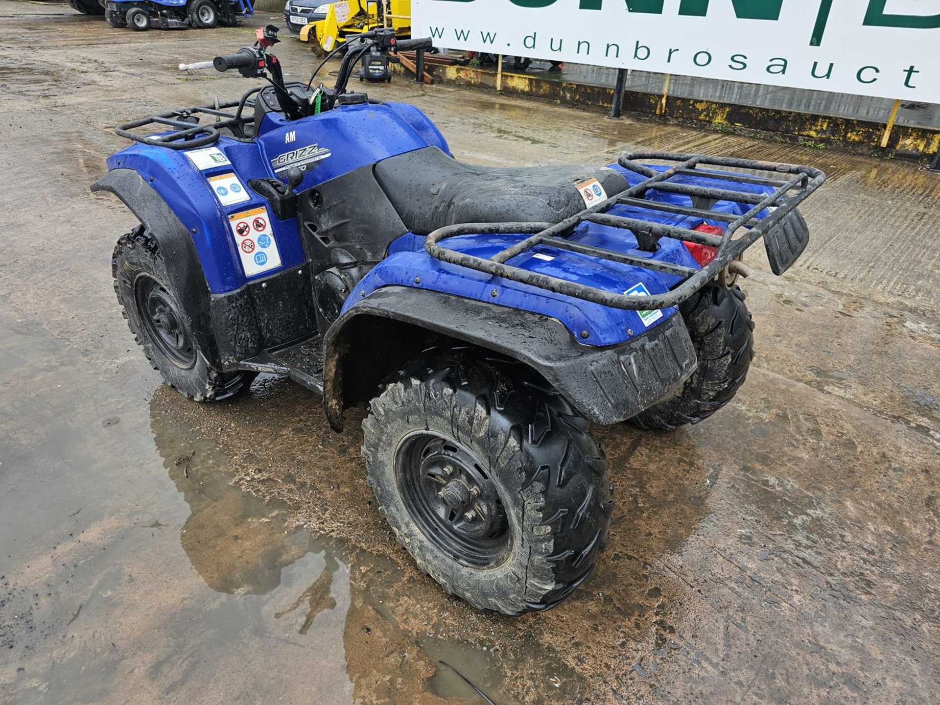 2016 Yamaha Grizzly 450cc 4WD Petrol Quad Bike, Winch, Power Steering - Image 3 of 19