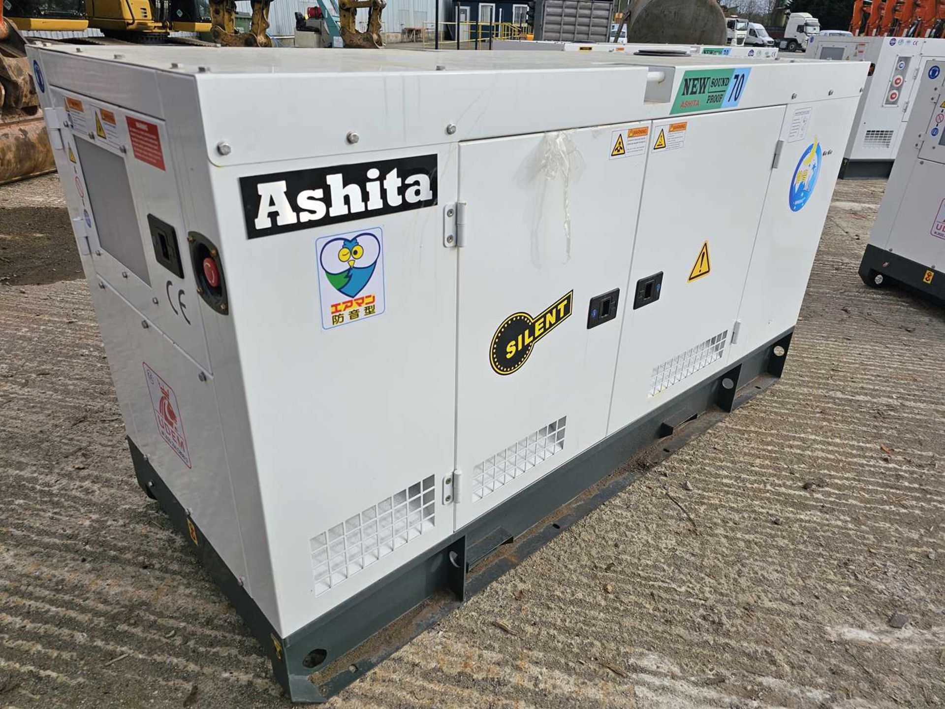 Unused 2023 Ashita Power AG3-70 70KvA Generator - Image 4 of 13