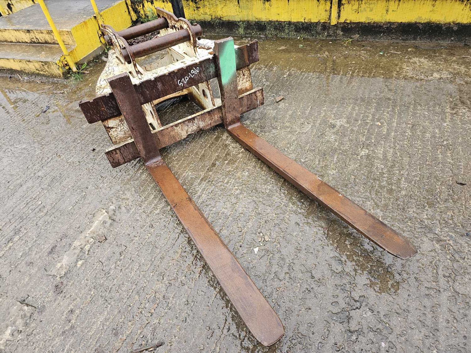 Dromone Pallet Forks 65mm Pin to suit 13 Ton Excavator - Image 4 of 6