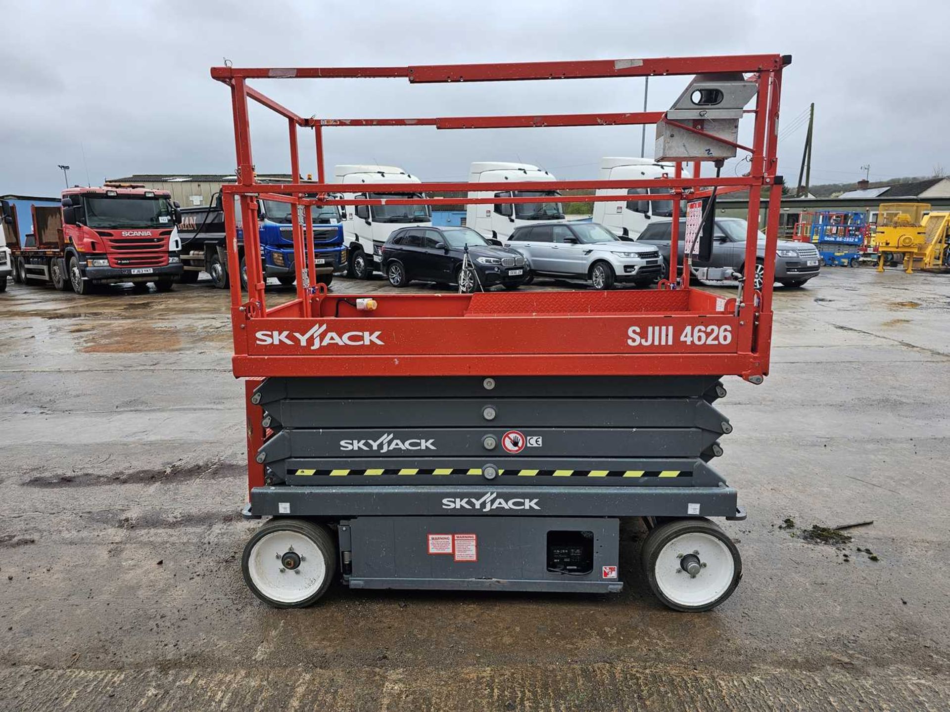 2017 Skyjack SJ4626 Wheeled Scissor Lift Access Platform - Image 6 of 15