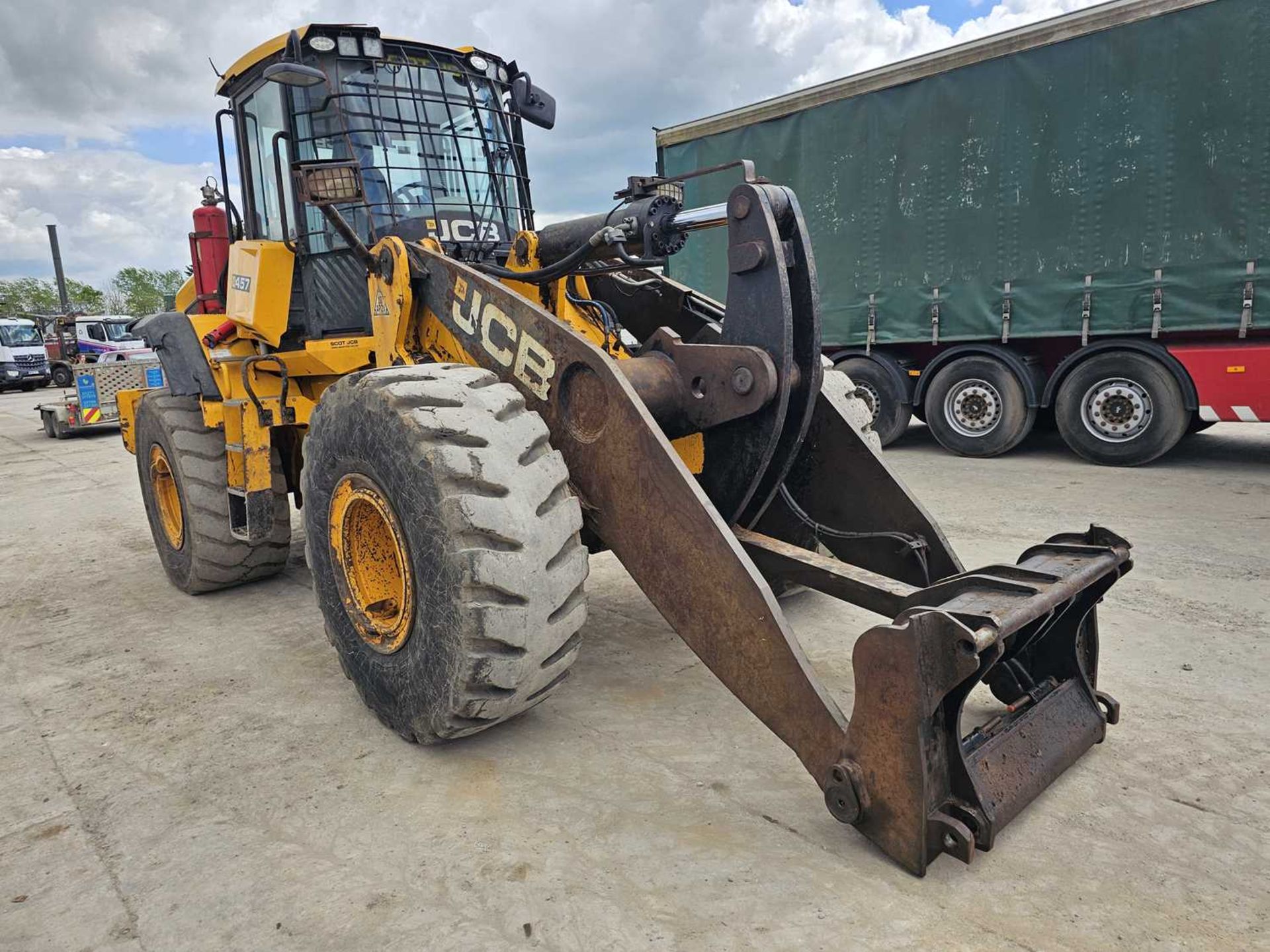 2016 JCB 457ZX Wheeled Loader, Hight Lift Boom, QH, Reverse Camera, A/C - Image 7 of 26