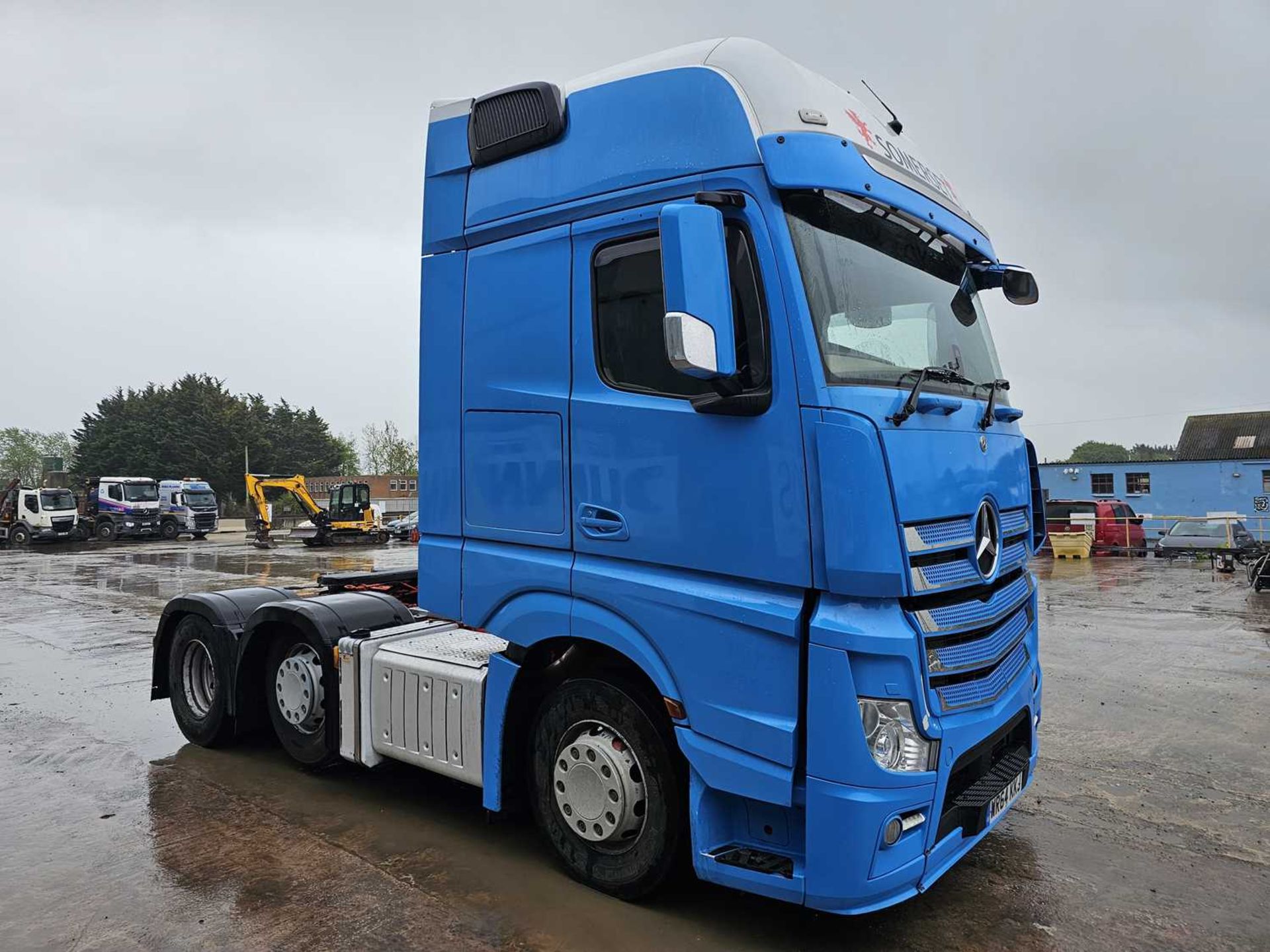 2014 Mercedes Actros 6x2 Mid Lift, Slider, Automatic Gear Box, A/C, (Reg. Docs. & Plating Certificat - Image 7 of 21