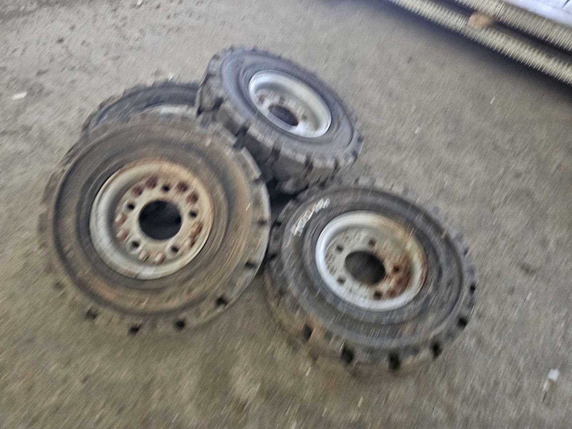 Greckster 5.00-8 Tyre & Rim to suit Forklift (4 of)