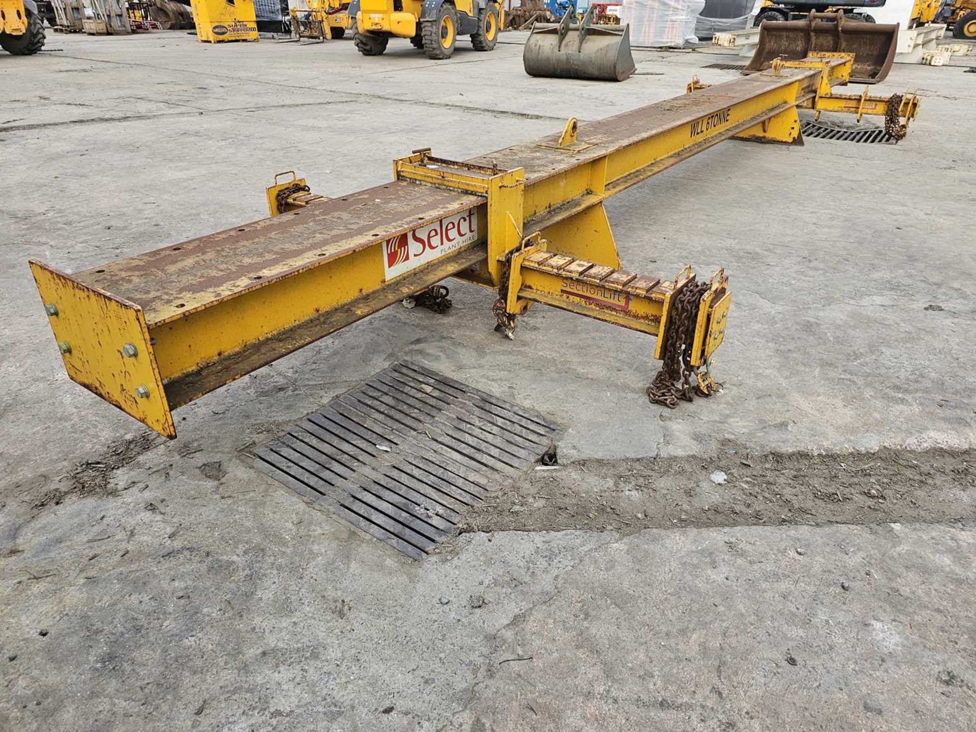 2018 Section Lift 9.7m x 2.5m Adjustable 6 Ton Spreader Beam - Image 4 of 7