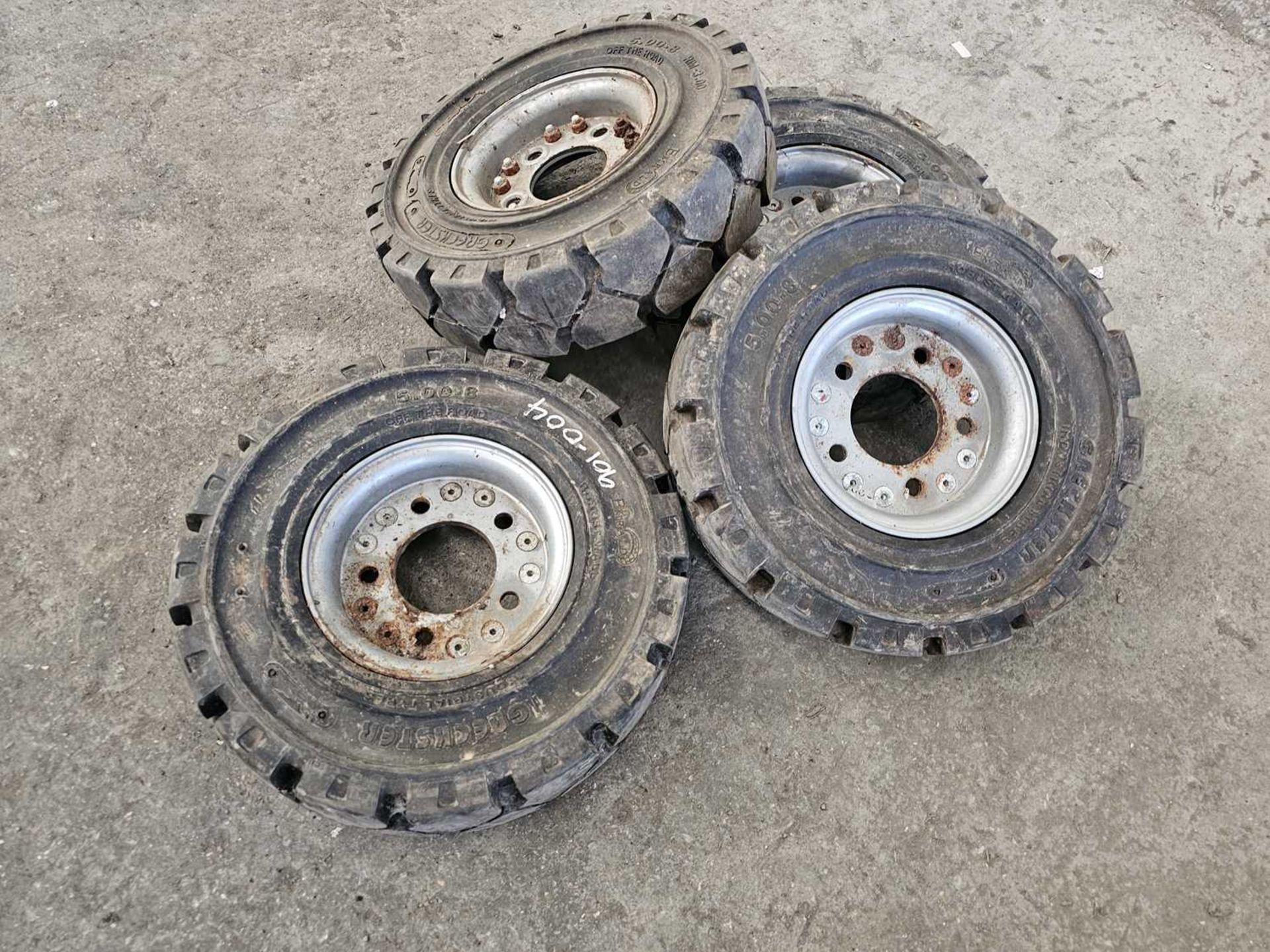 Greckster 5.00-8 Tyre & Rim to suit Forklift (4 of) - Bild 4 aus 6